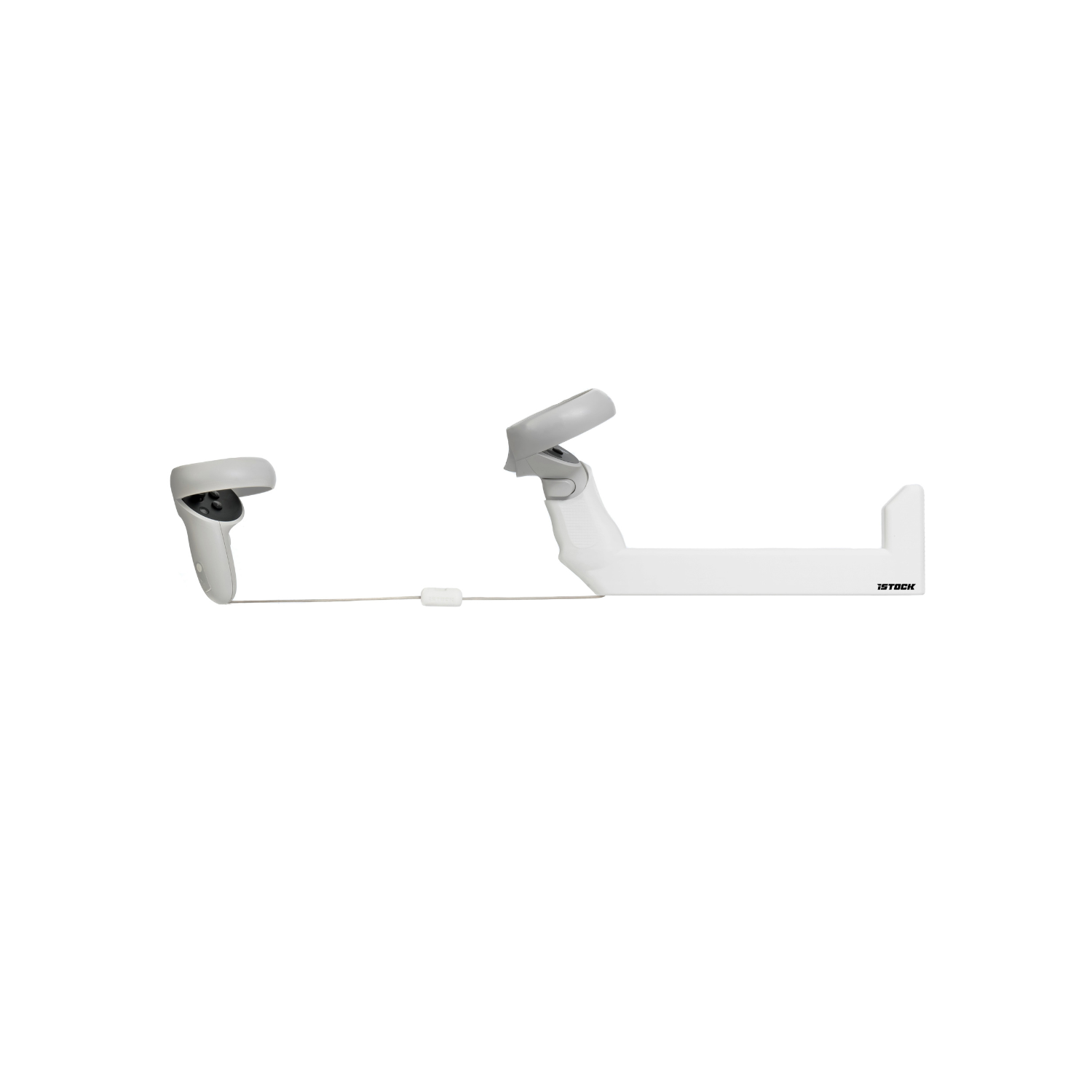 iSTOCK VR Gun Stock for Meta Quest 2, Quest 3, and Quest 3s - Pro Grade Light Weight Gunstock Highest Mobility Controller Design Gunstock Rifle