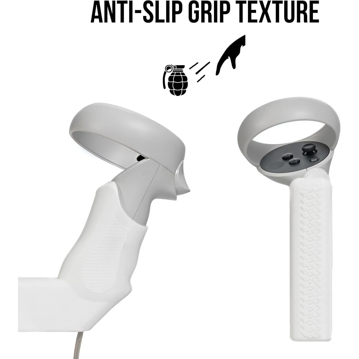 iSTOCK VR Gun Stock for Meta Quest 2, Quest 3, and Quest 3s - Pro Grade Light Weight Gunstock Highest Mobility Controller Design Gunstock Rifle