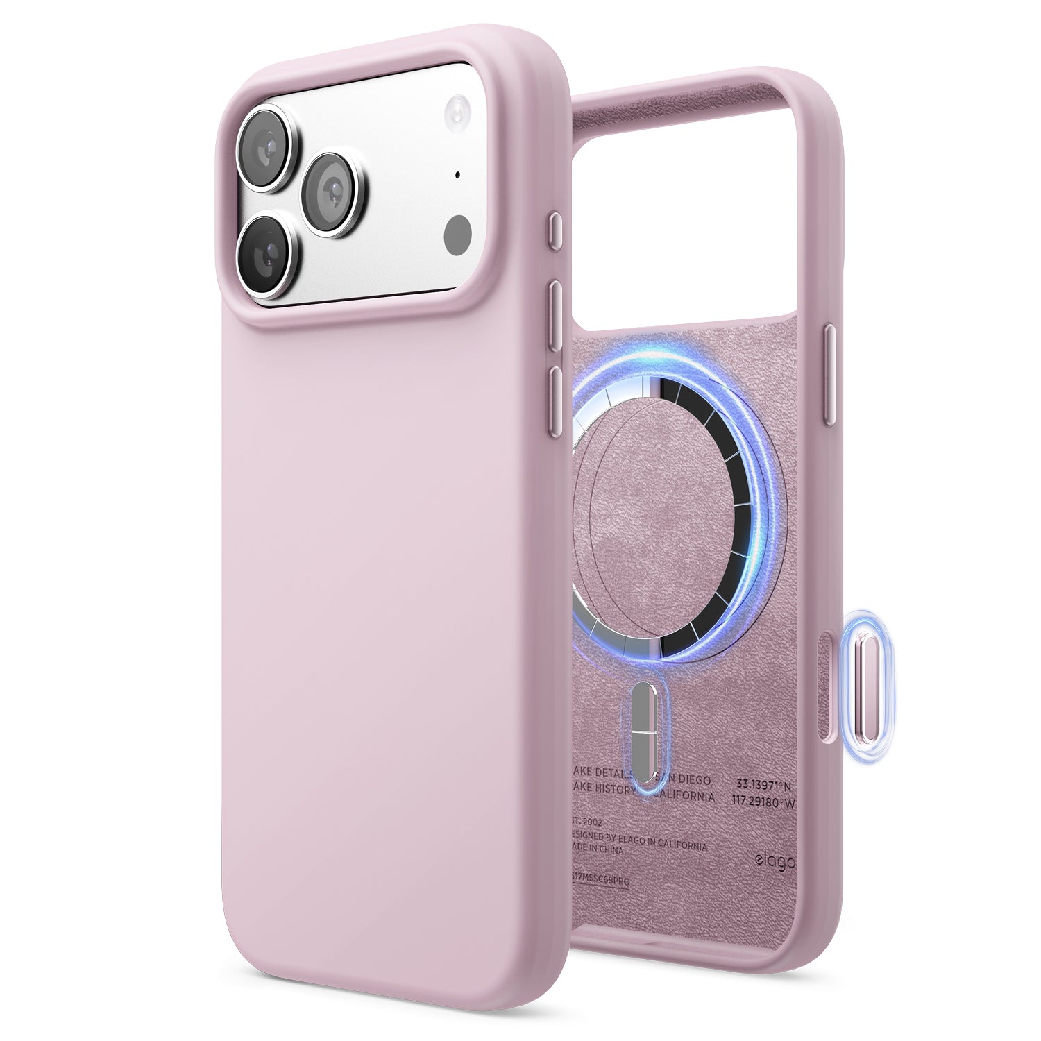 elago Magnetic Silicone Case for iPhone 17 Pro Max Case 6.9” - Compatible with MagSafe, Premium Liquid Silicone Material, Protective Cover, Shockproof