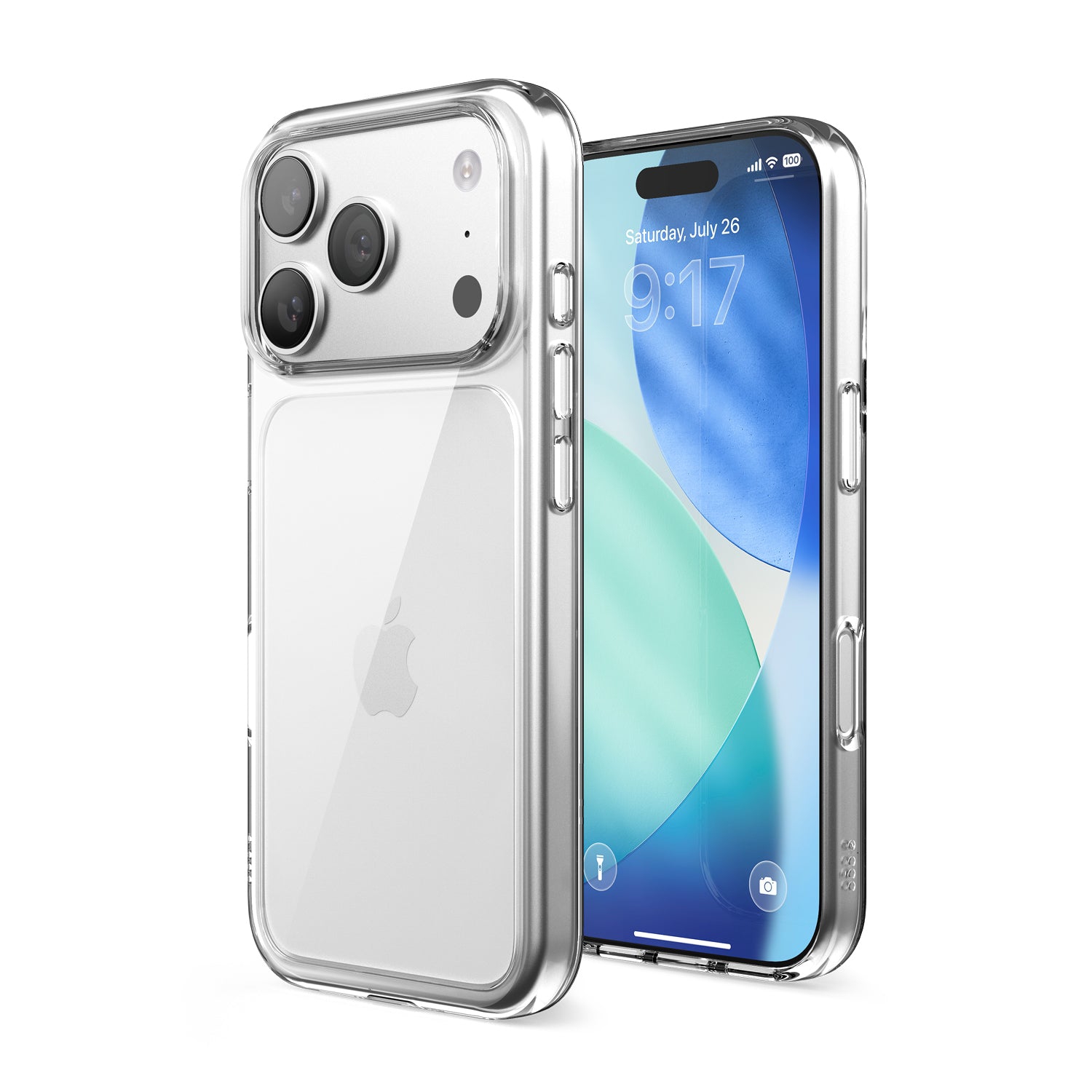 elago Hybrid Transparent Slim Case for iPhone 17 Pro Case 6.3" - PC + TPU Hybrid Technology, Crystal Clear, Shockproof Protective Cover