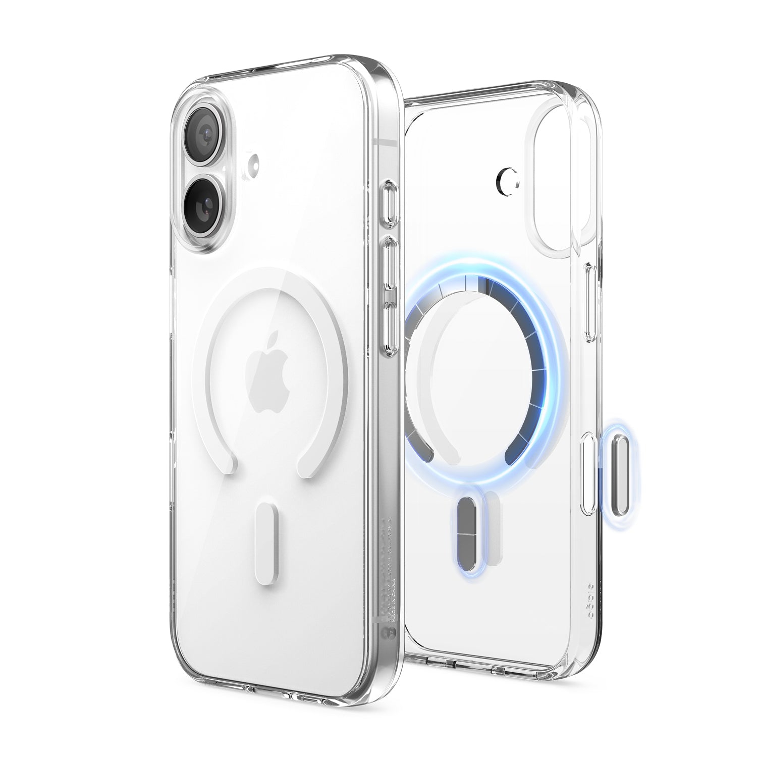 Étui mince transparent hybride magnétique Elago pour iPhone 17 de 6,3&nbsp;po - Compatible avec MagSafe, PC + TPU Hybrid, couverture de protection