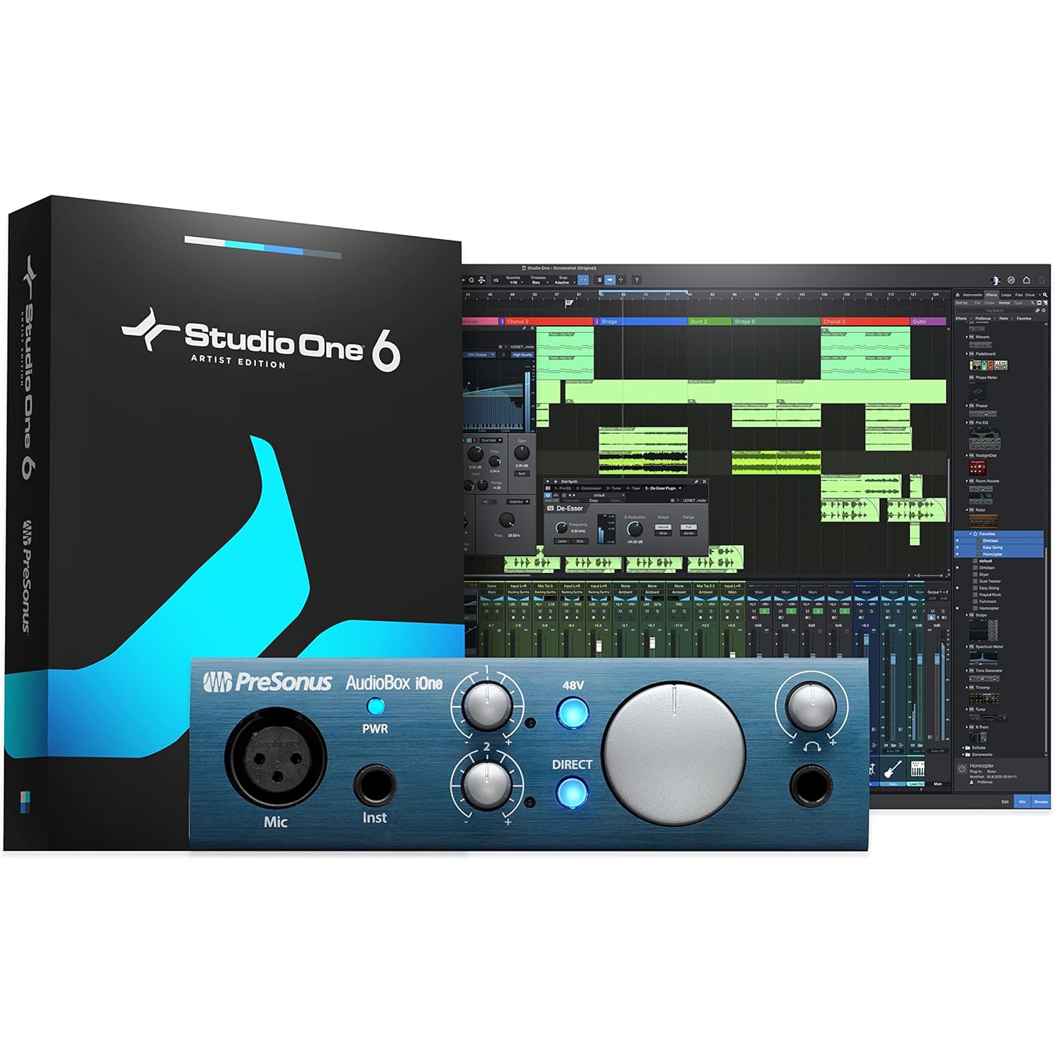 Presonus – Système d'enregistrement iOne 2x2 USB/iPad Audiobox