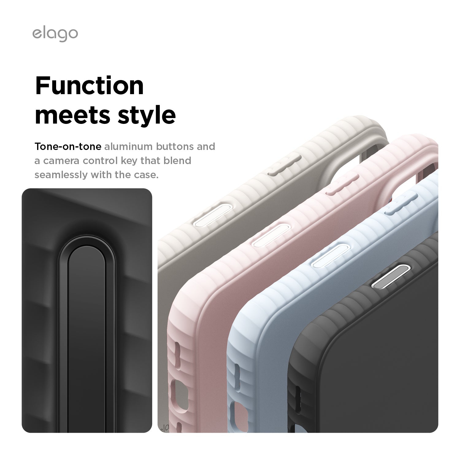 elago Magnetic Ridge for iPhone 17 Pro Case 6.3", Premium Magnetic Silicone Case - Compatible with MagSafe, Liquid Silicone Material, Protective Cover