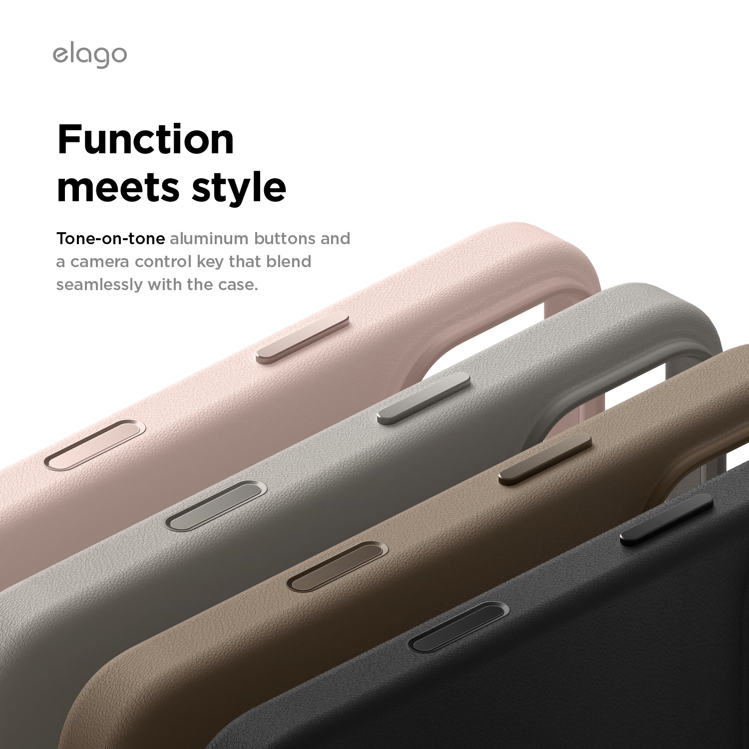 elago Magnetic Leather Case for iPhone 17 Pro Max Case, All MagSafe Accessories, 6.9 inch - Built-in Magnets, Durable Vegan Leather, Shockproof,