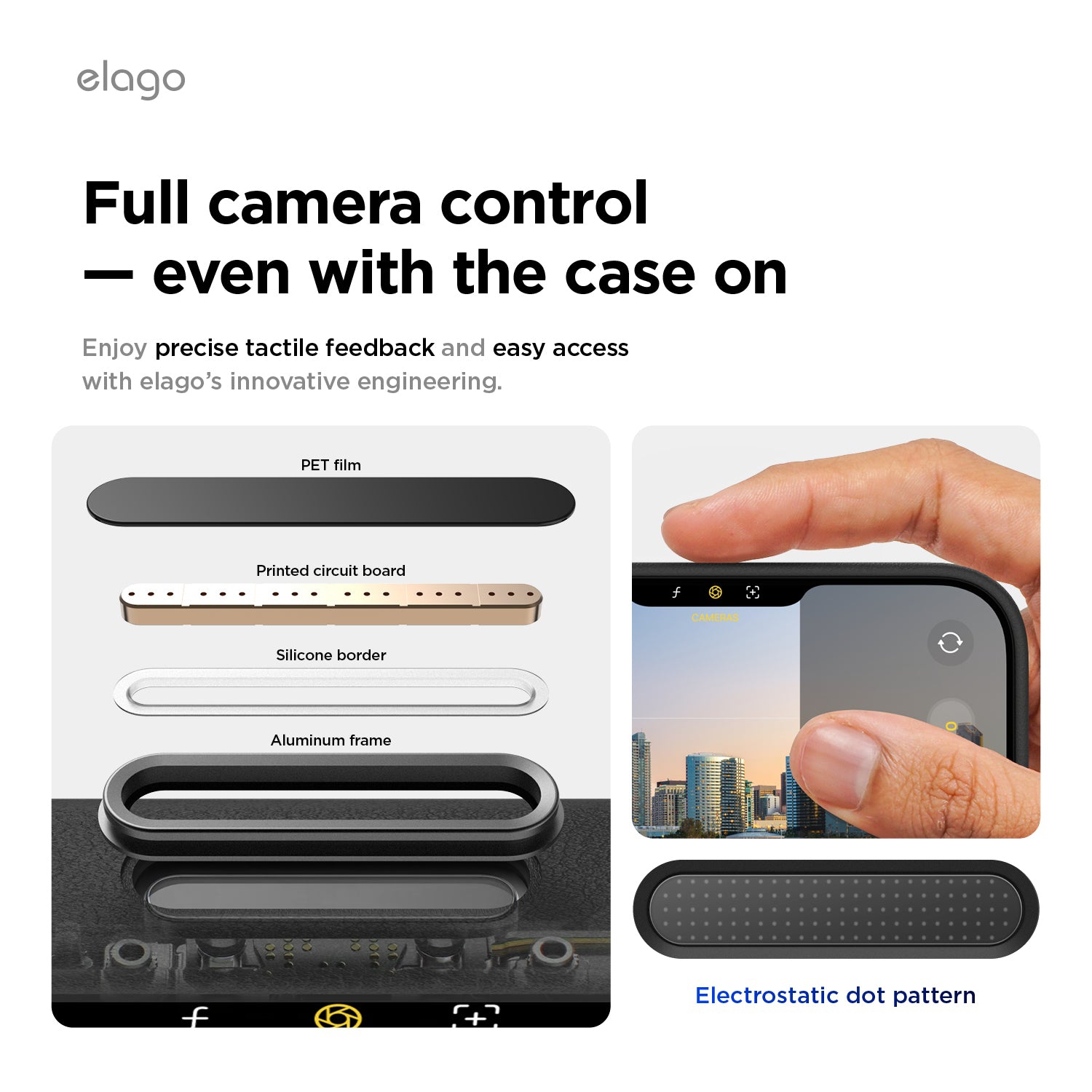 elago Magnetic Leather Case for iPhone 17 Pro Case, All MagSafe Accessories, 6.3 inch - Built-in Magnets, Durable Vegan Leather, Shockproof,