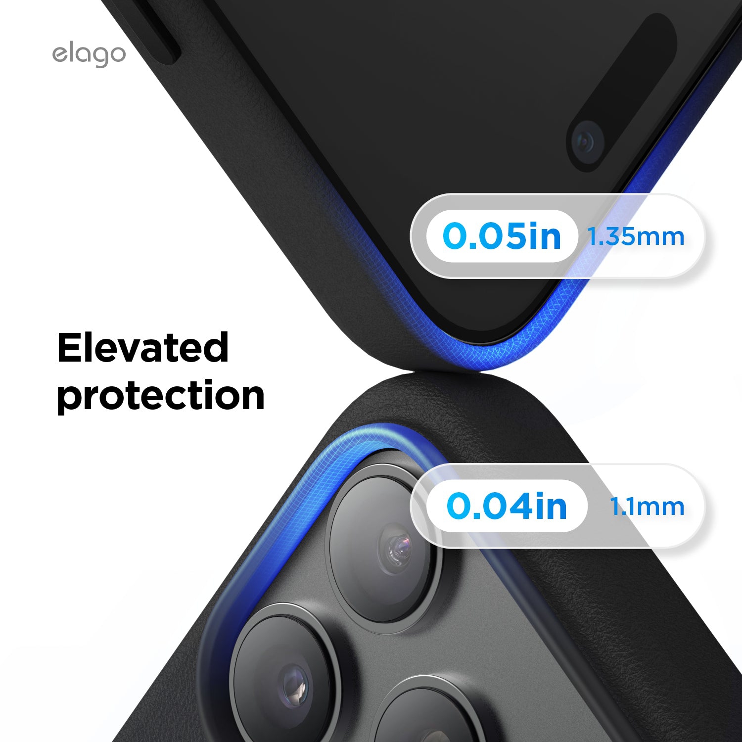 elago Magnetic Leather Case for iPhone 17 Pro Case, All MagSafe Accessories, 6.3 inch - Built-in Magnets, Durable Vegan Leather, Shockproof,