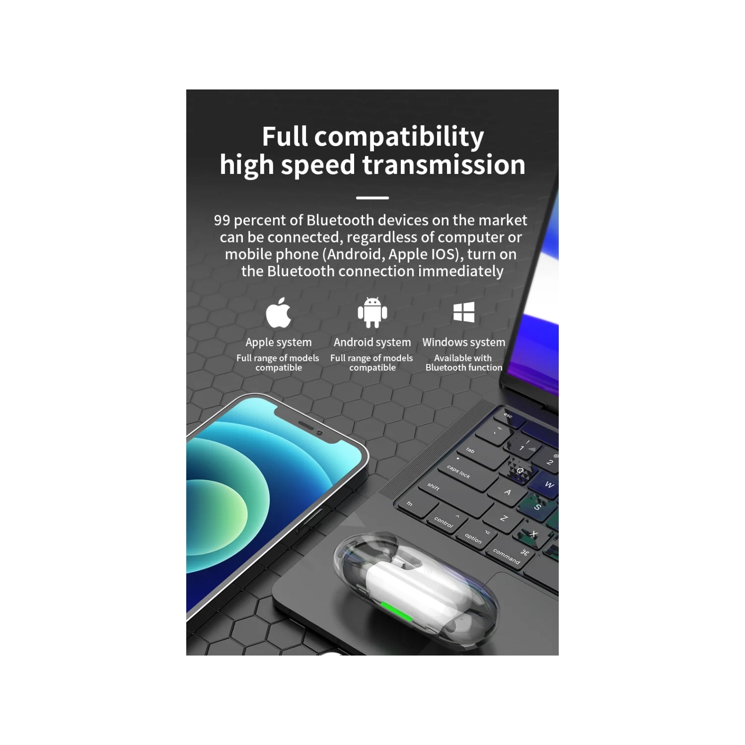 Casque d'écoute sans fil Bluetooth Écouteurs Bluetooth 100 % sans fil à suppression du bruit eSports Gaming Écouteurs sans fil Bluetooth - Rose