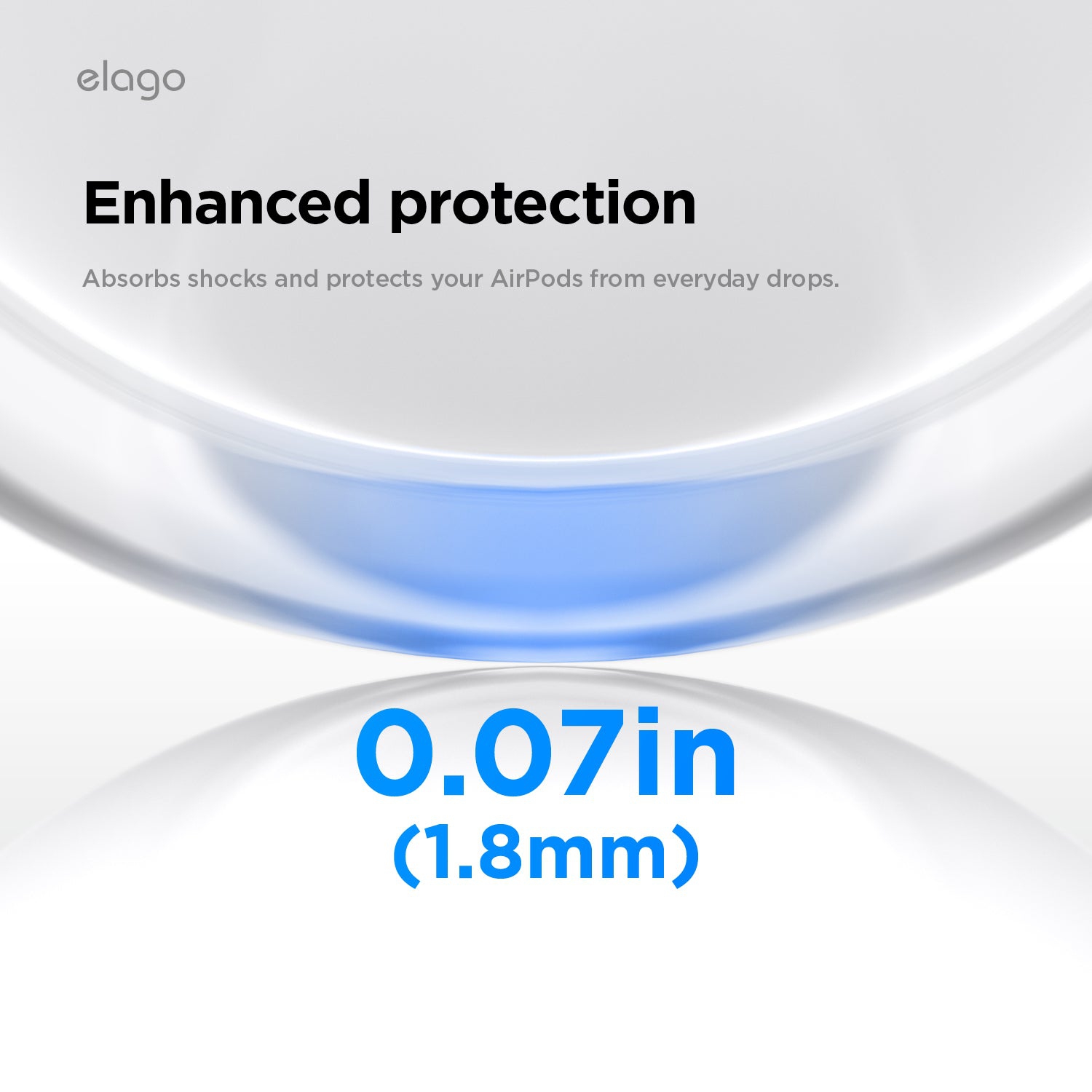 elago Clear Case for AirPods Pro 3 Case Clear Cover - Carabiner Included, Reduced Yellowing, Shockproof, Full Protection, Soft TPU, Wireless Charging