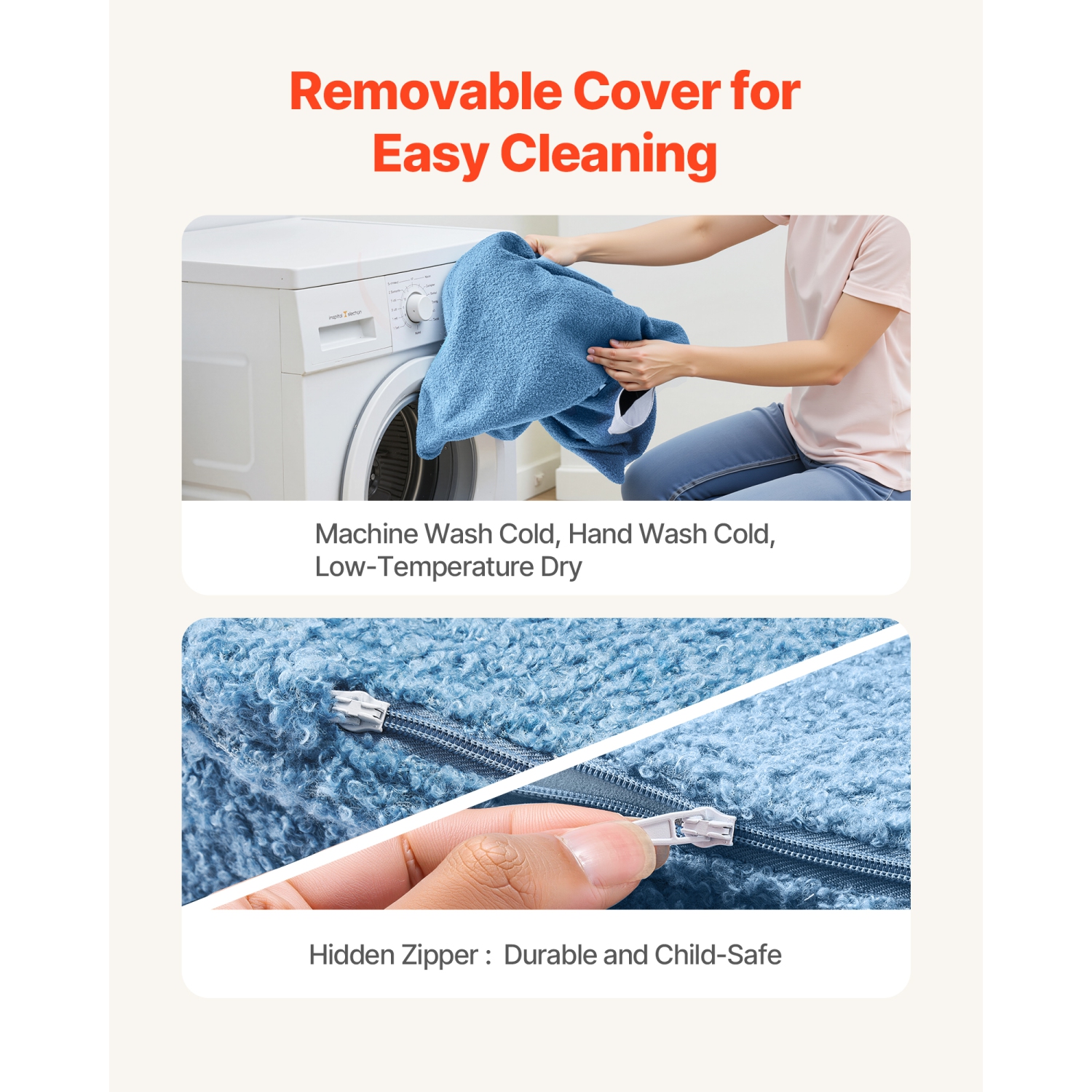 VEVOR Kids Chair Comfy, Monster Style Foam Toddler Chair with Armrests, Movable & Washable Kids Sofa Made of 28D Sponge & Teddy Plush for Playroom,