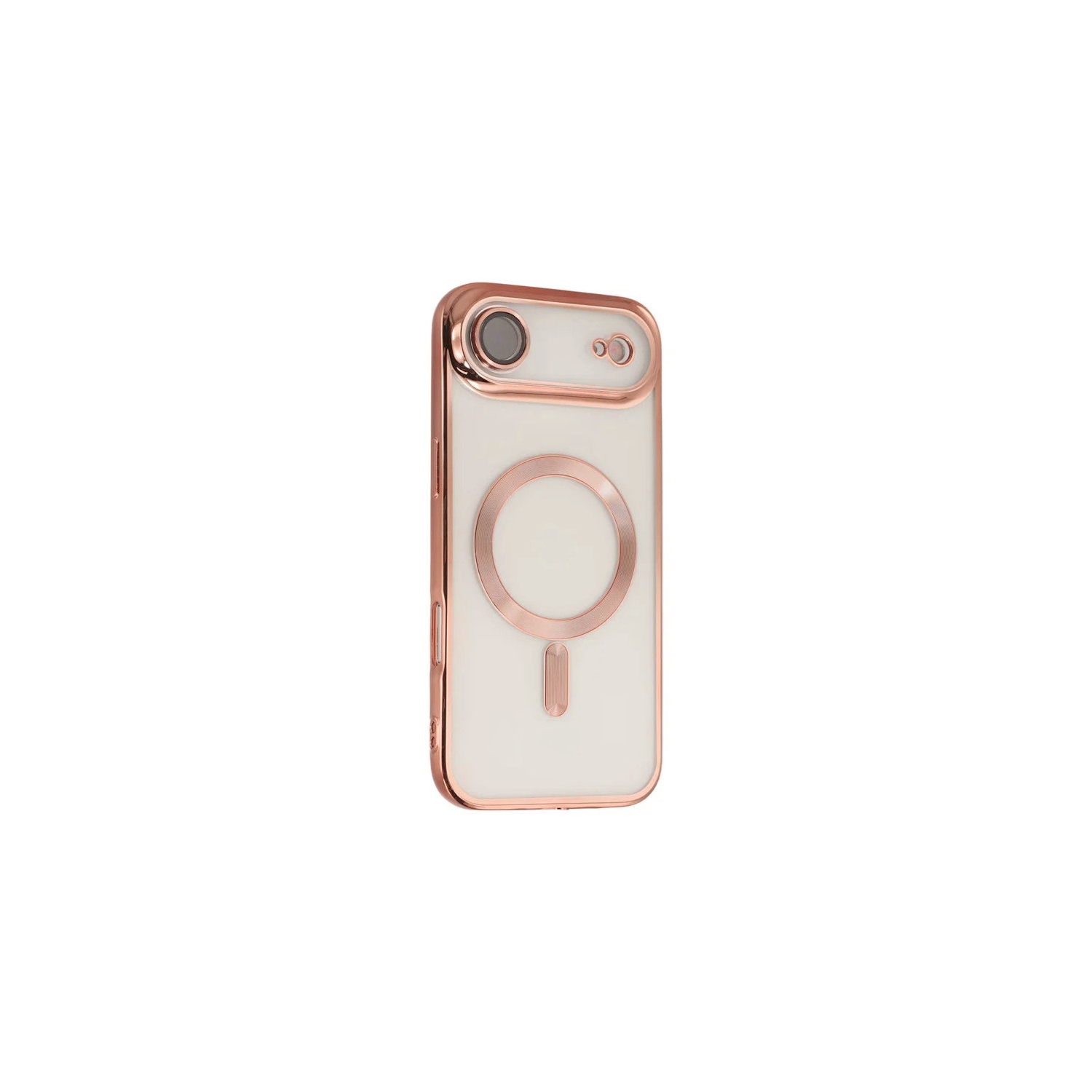 [CS] Hybrid TPU Magnetic MagSafe Case Back Cover for iPhone 17 Air, Rose Gold