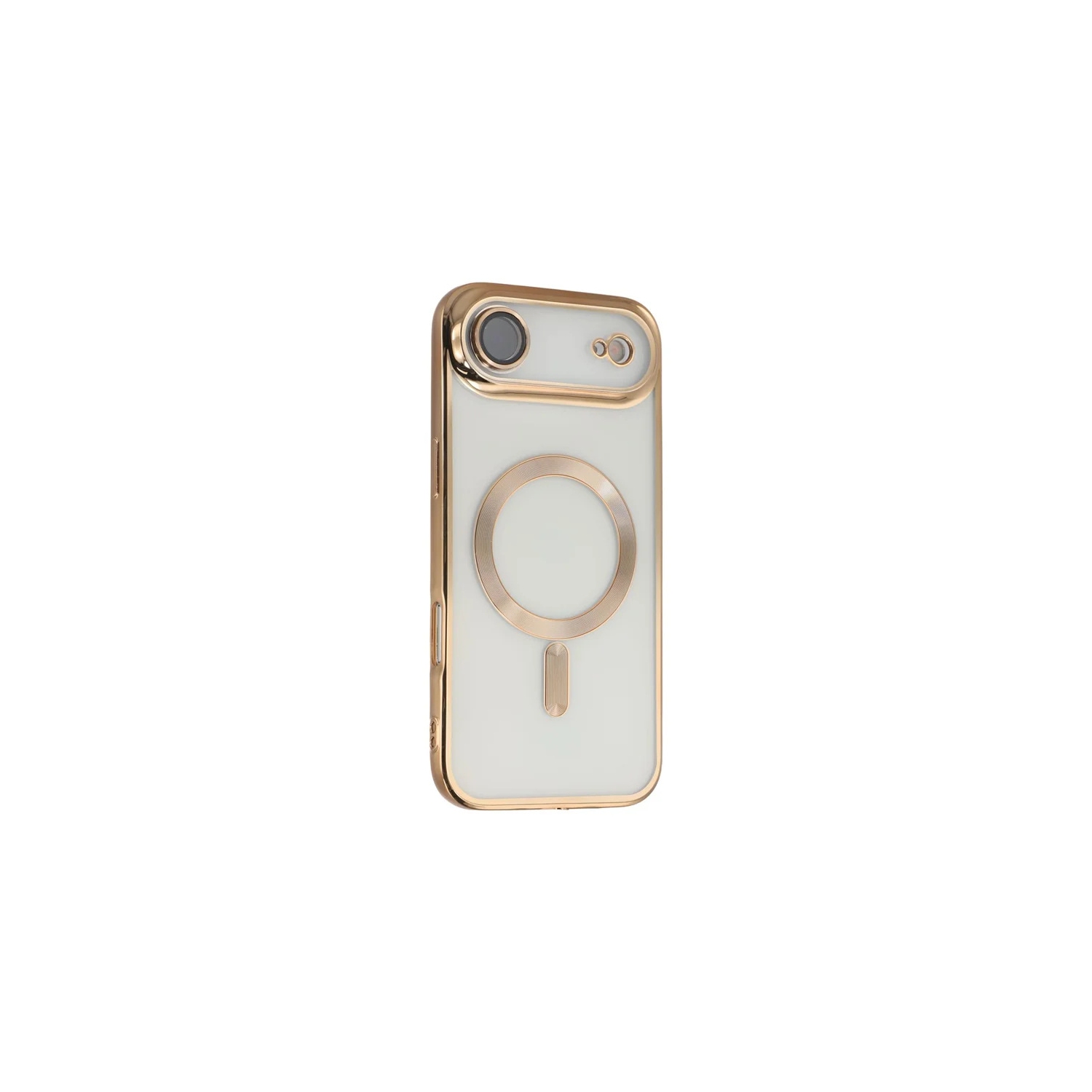 [CS] Hybrid TPU Magnetic MagSafe Case Back Cover for iPhone 17 Air, Gold