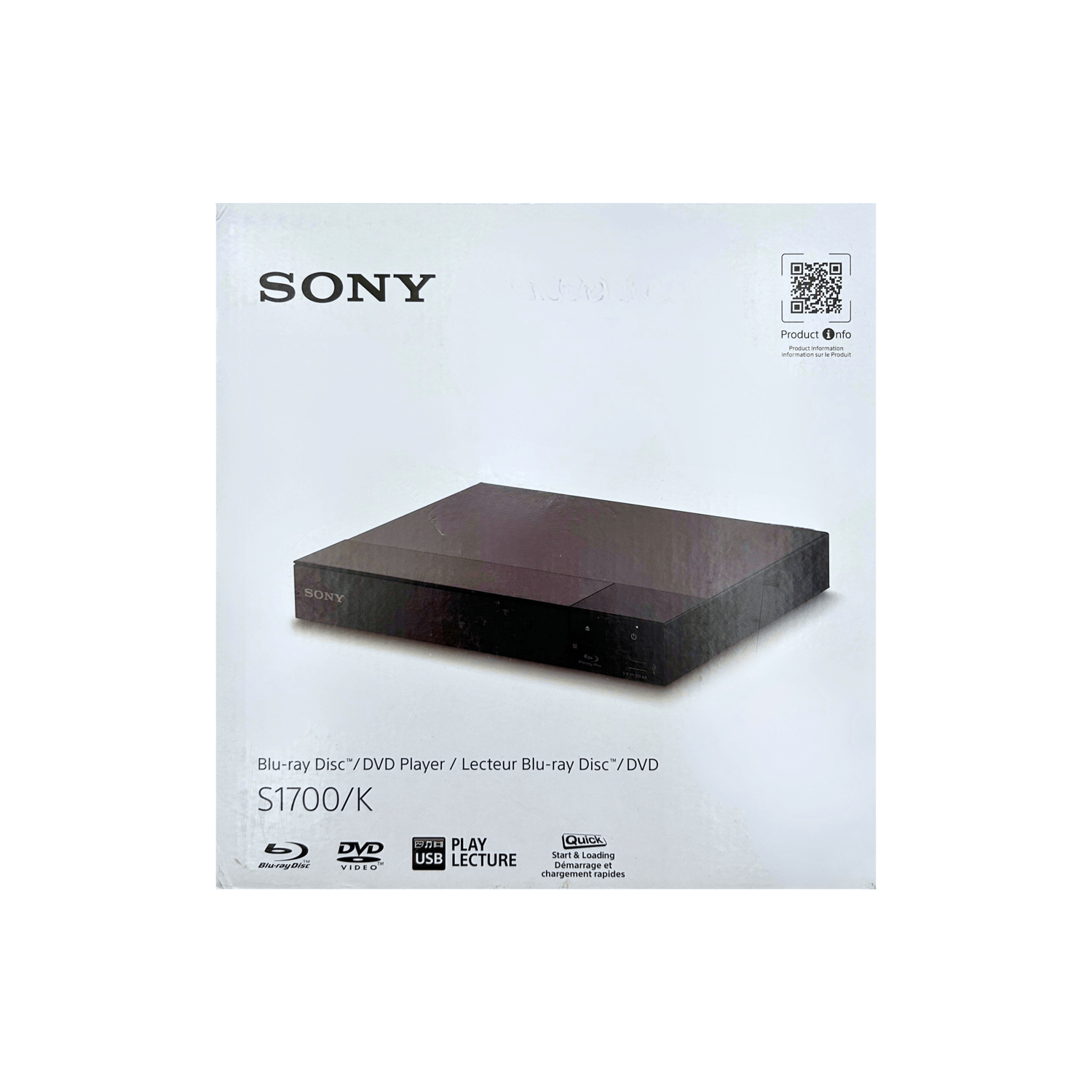 Refurbished (Excellent) Sony BDP-S1700/K Blu-ray Disc™ Player