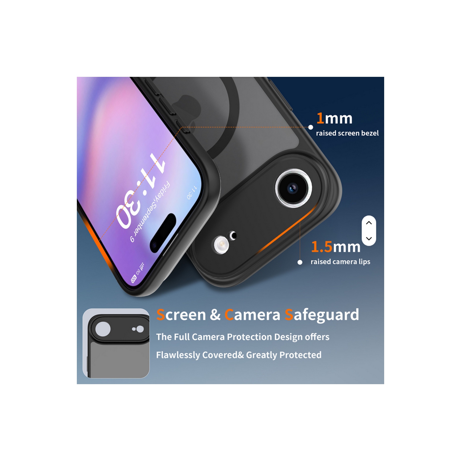 [CS] Matte Silicone Hybrid Magnetic MagSafe Case Cover for iPhone 17 Air, Wine