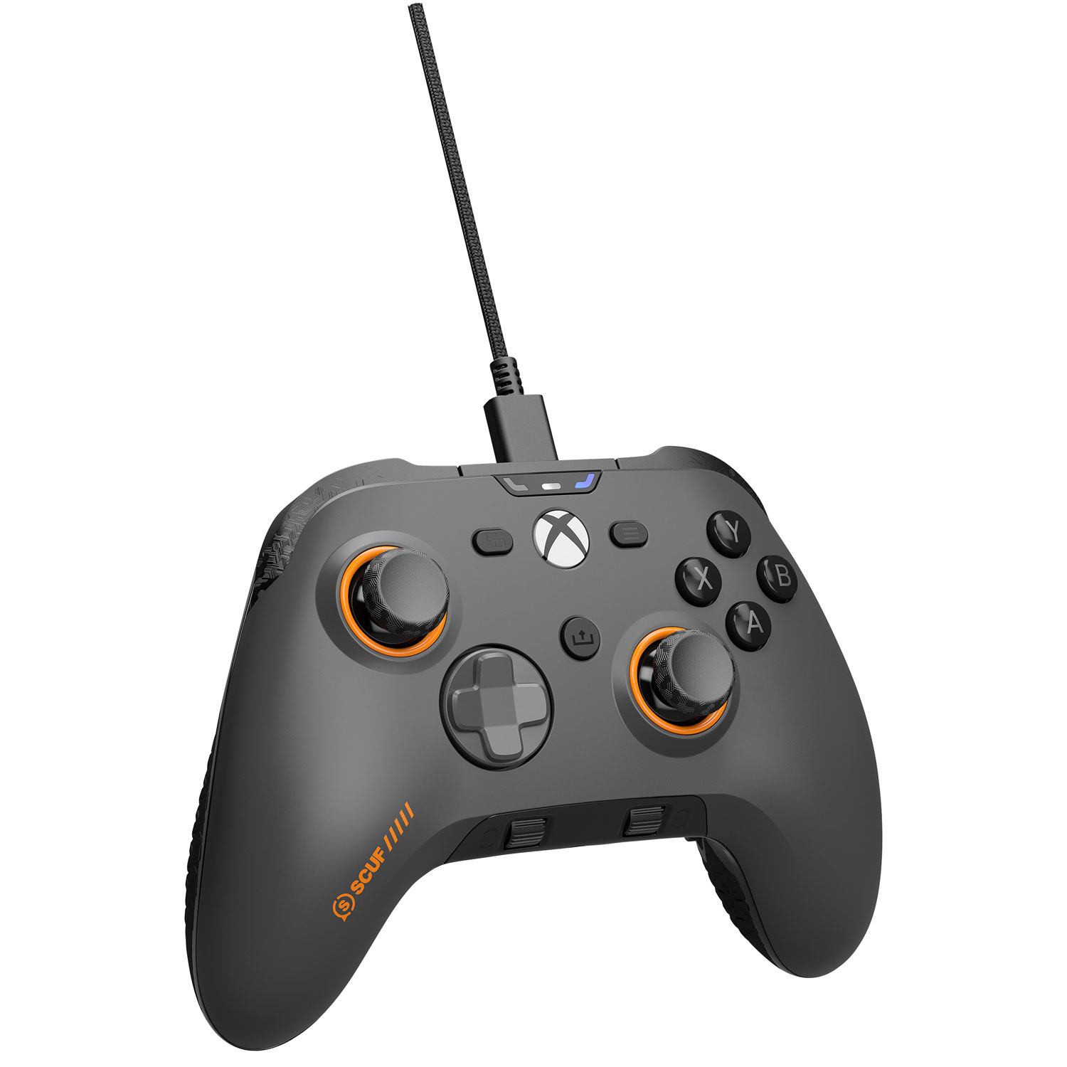 Manette avec fil performante Valor Pro de SCUF pour Xbox Series X|S/Xbox One - Gris acier