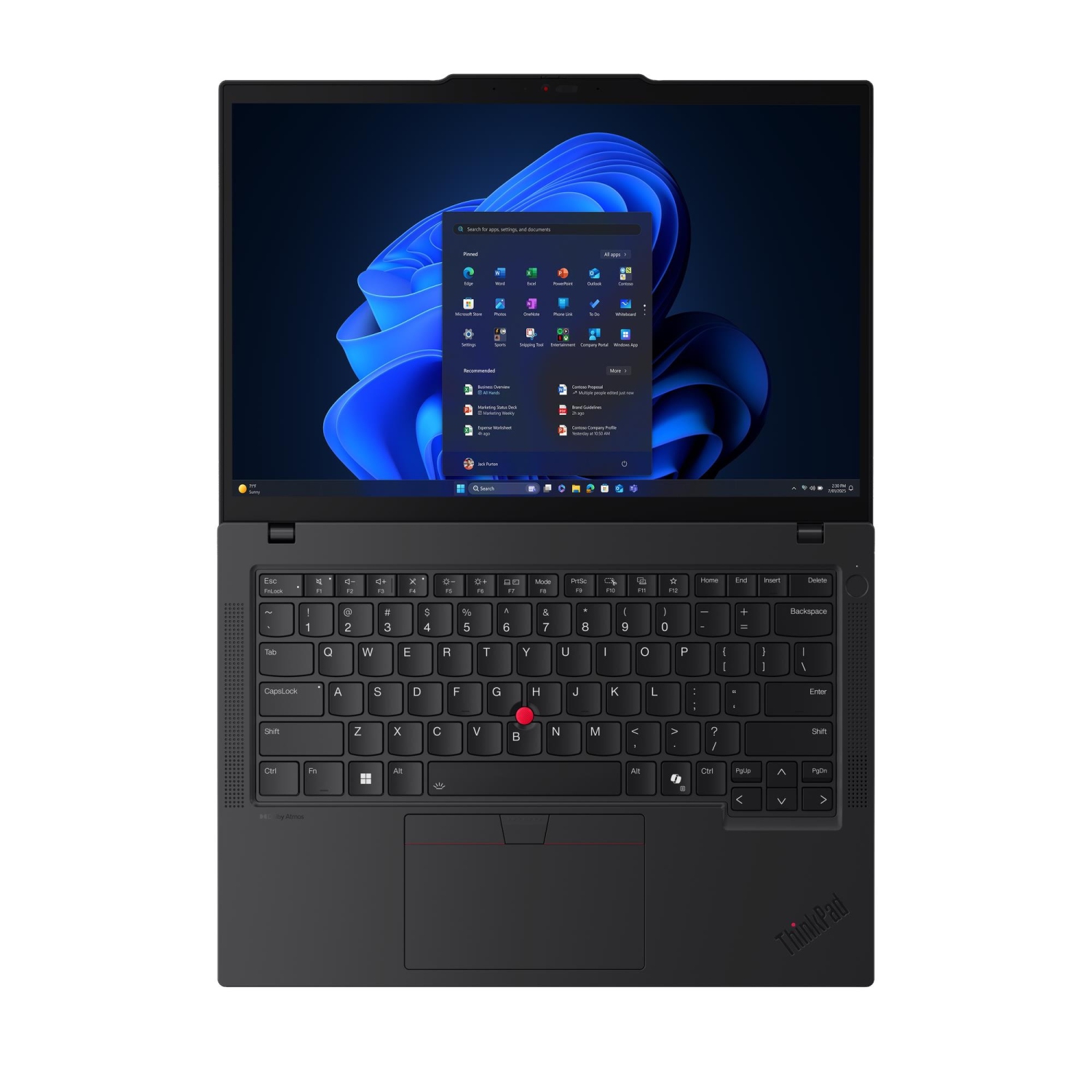 Lenovo ThinkPad T14 Gen 6 14" Laptop - Black - (21QG0006US)