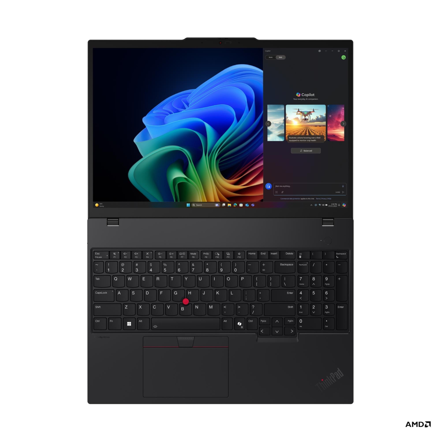 Lenovo ThinkPad T16 Gen 4 16" Laptop - Black - (21QN0045US)