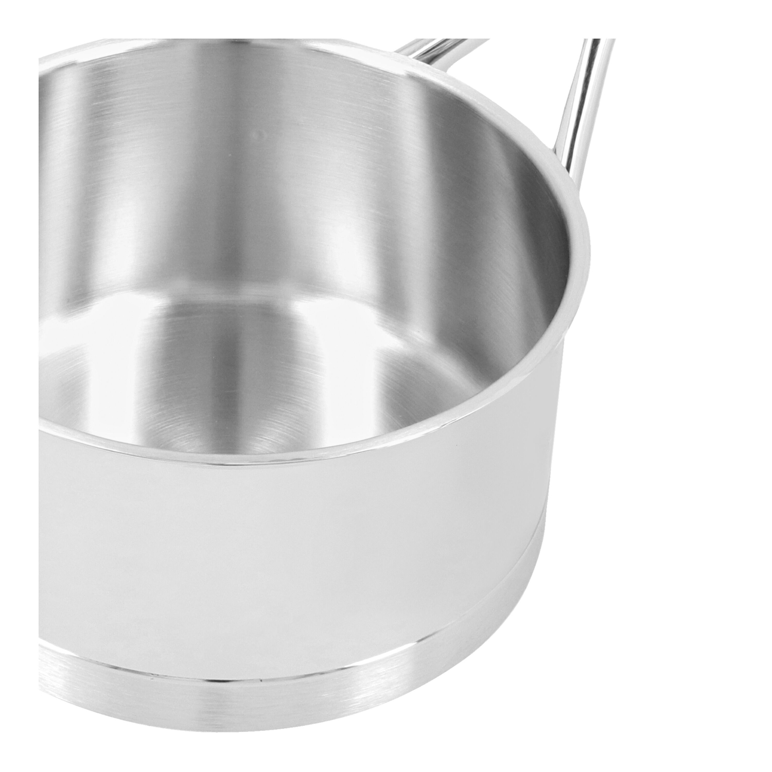 DEMEYERE Atlantis 7 1 L 18/10 Stainless Steel Round Sauce Pan With Lid, Silver