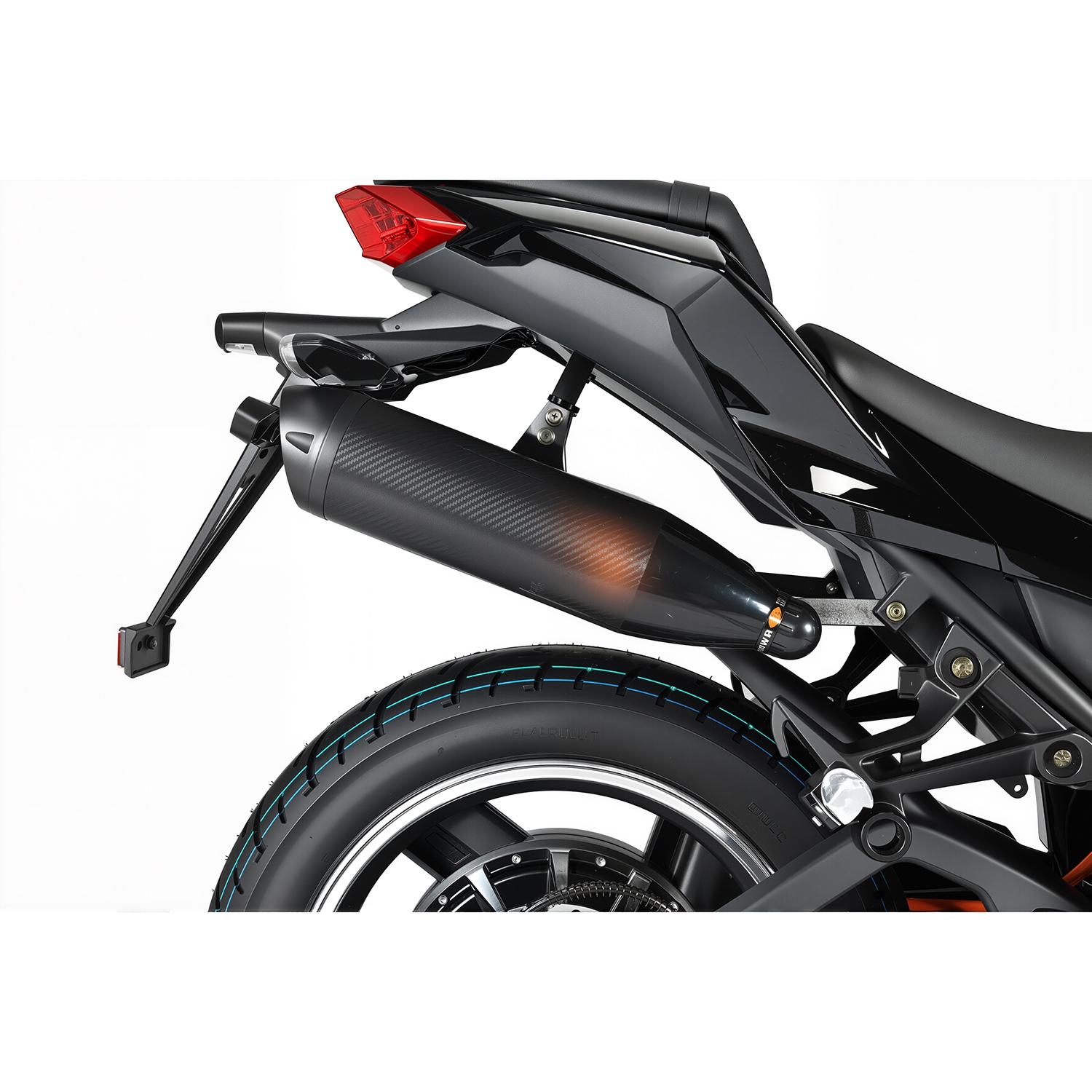 EMMO Zone II MAX E Bike - Motorcycle Style Electric Bicycle - 84V50Ah Removable Lithium - 105km Long Range - Color Display - Black - QS Motor