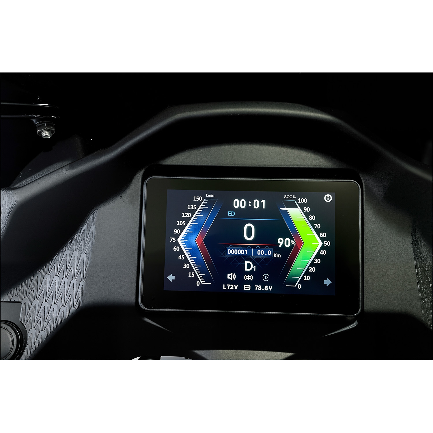 EMMO Zone II GTS Electric Bike – Full Size Sports Motorcycle Ebike – 72V100Ah Lithium – up to 190km – Green