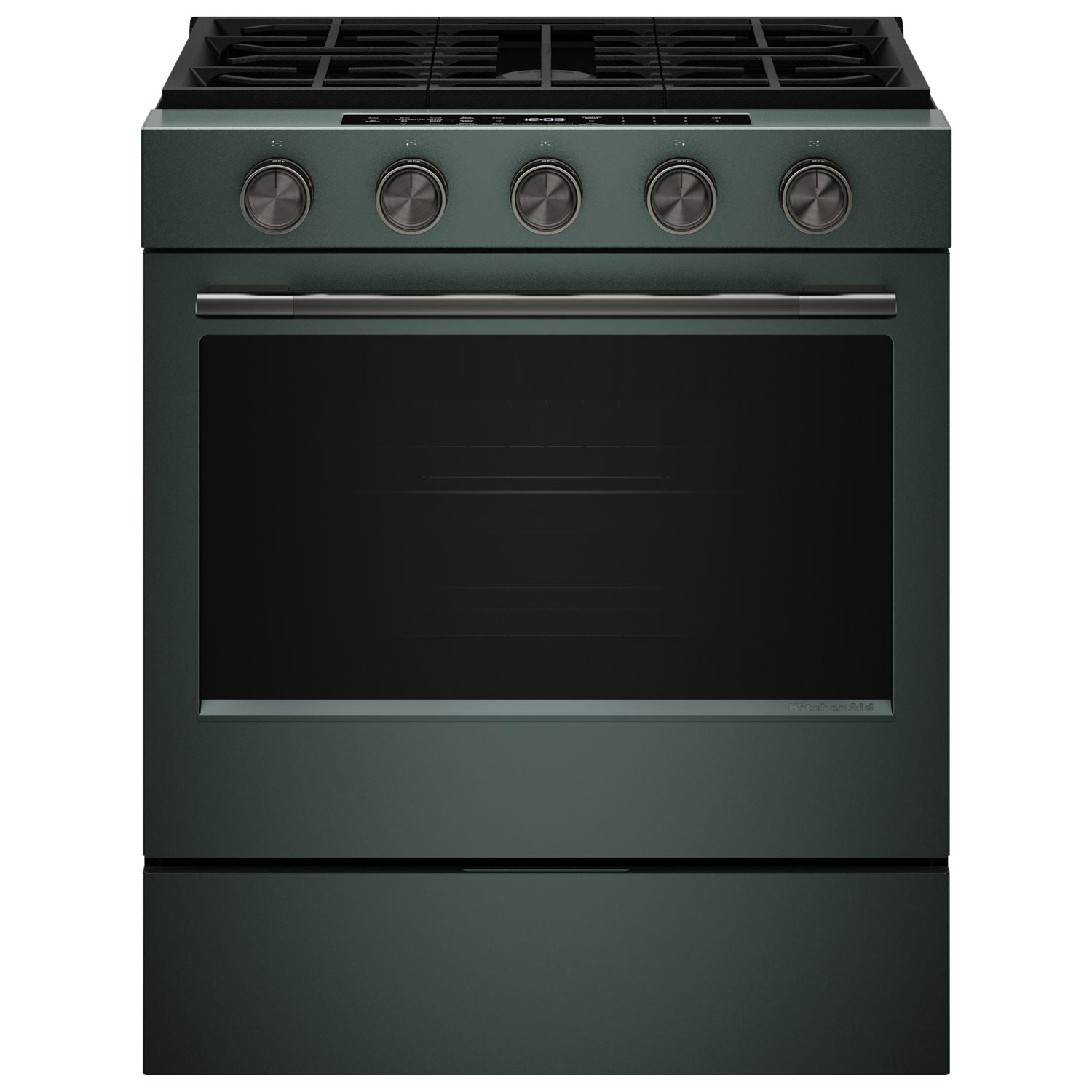 Trousse 6 pièces avec poignée et boutons pour cuisinière électrique encastrable à convection de KitchenAid - Minerai noir