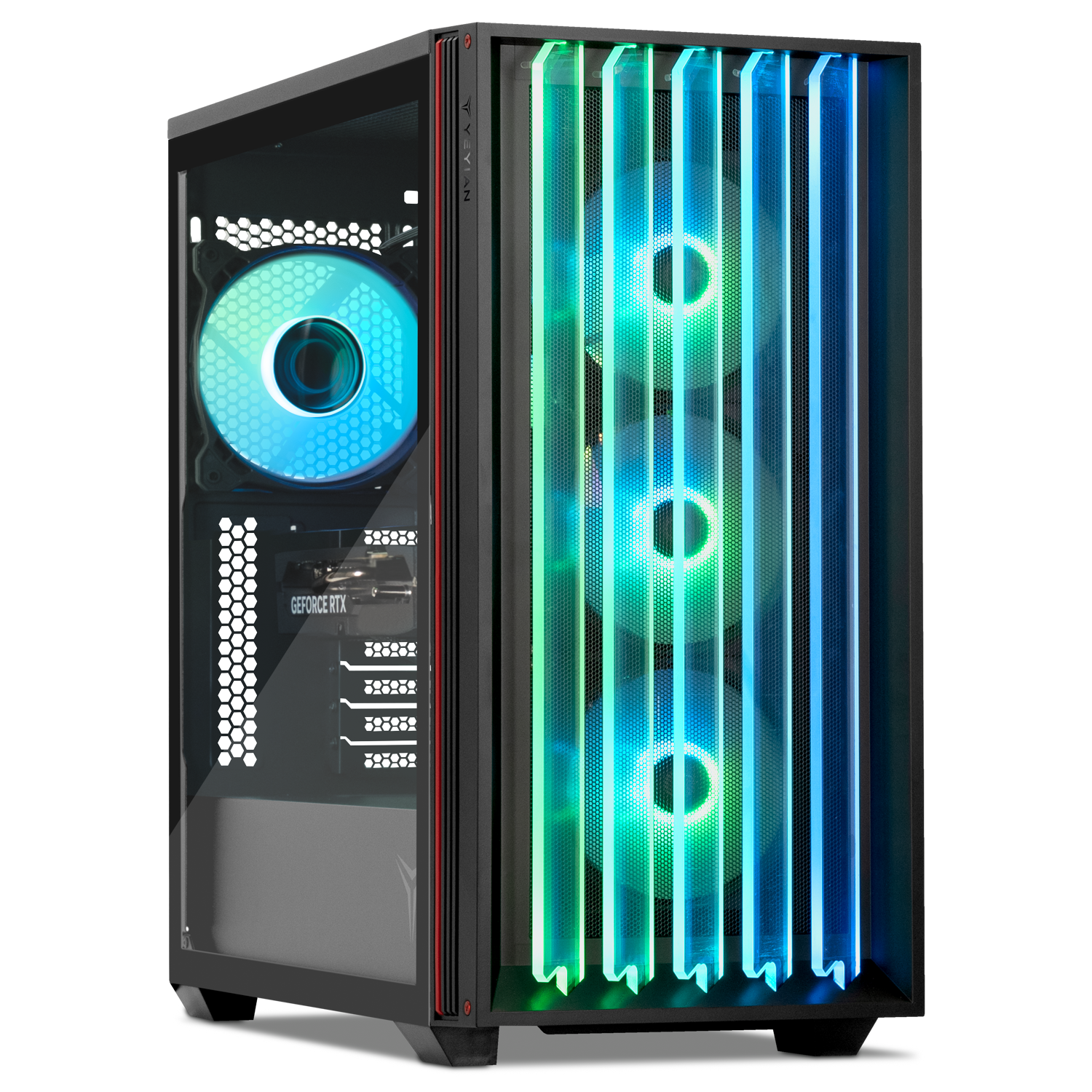 YEYIAN Gaming PC Mirage S Intel i5-14400F, RTX 5060, 16GB DDR5, 1TB SSD