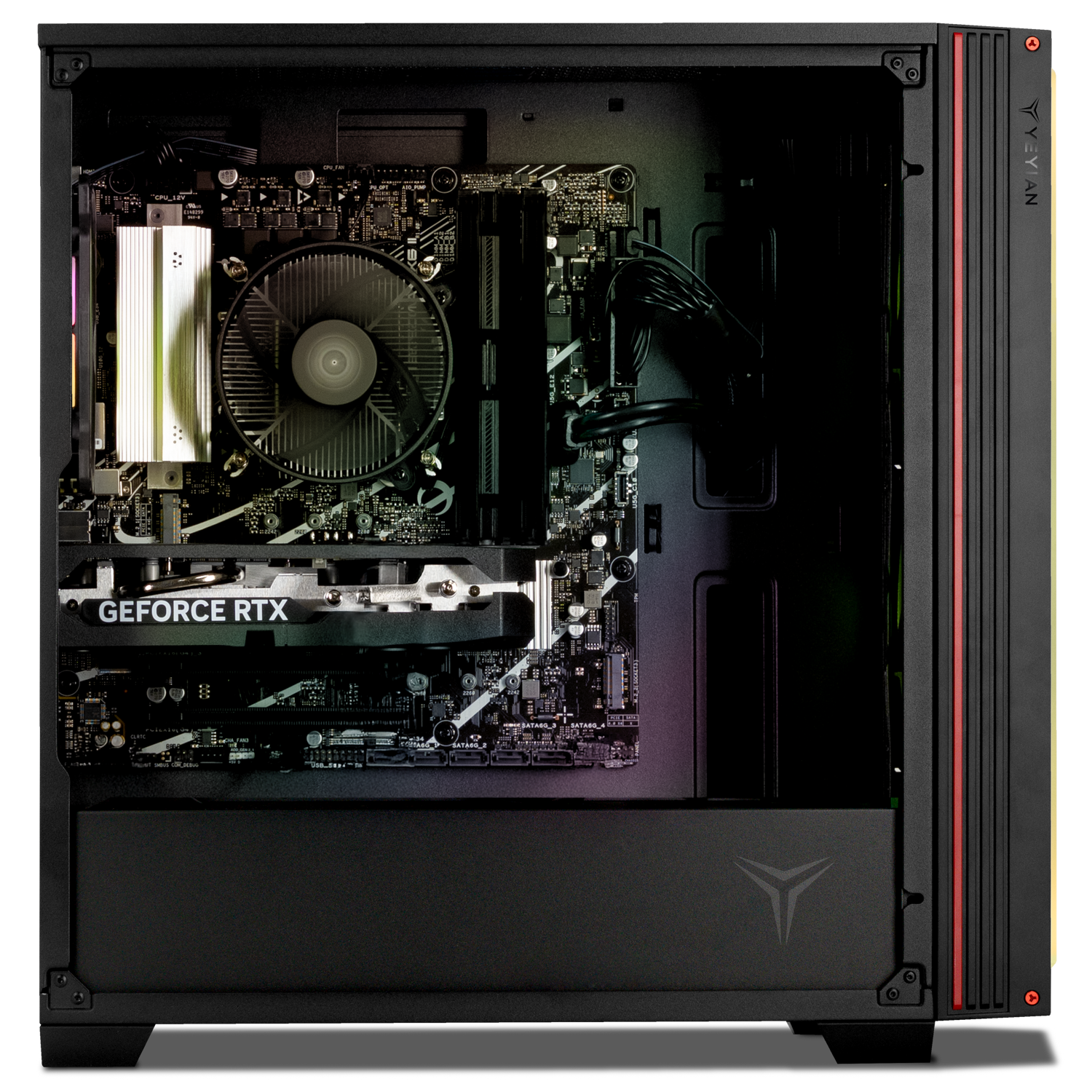 YEYIAN Gaming PC Mirage S Intel i5-14400F, RTX 5060, 16GB DDR5, 1TB SSD