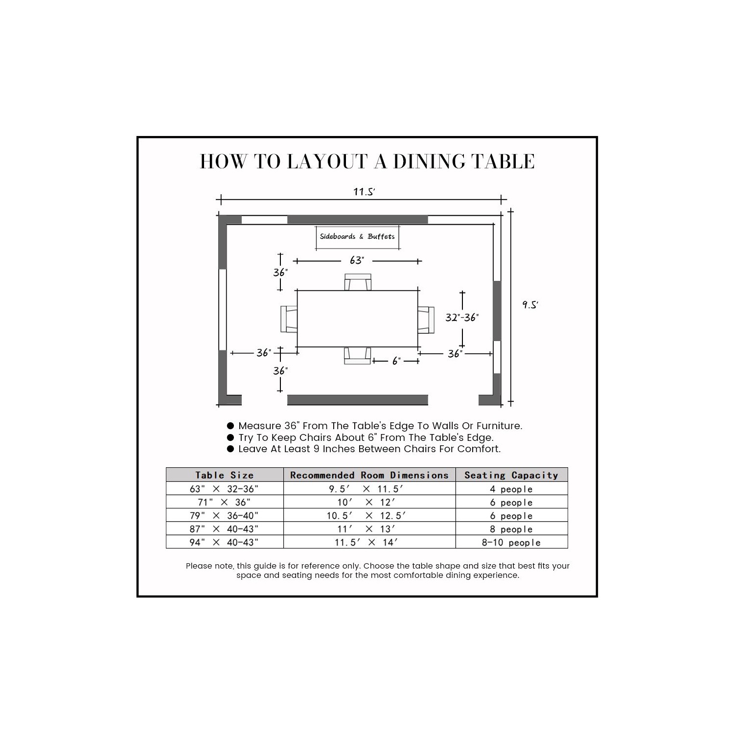 POVISON Hobart - Rectangular Sintered Stone Dining Table 63" with Black and Bronze