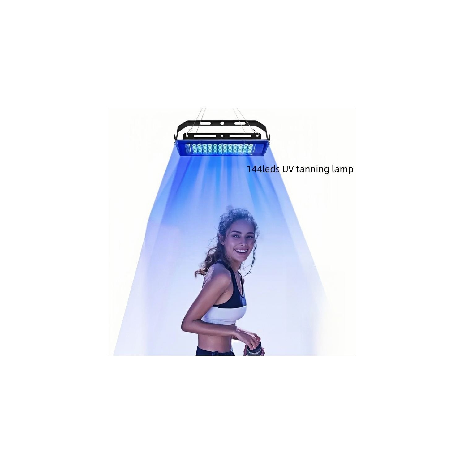 Large size 144 Leds Ultraviolet Tanning Lamp Solarium Light board for Body sunbathing Skin Bronze Skin Tanning USB Tanning Light