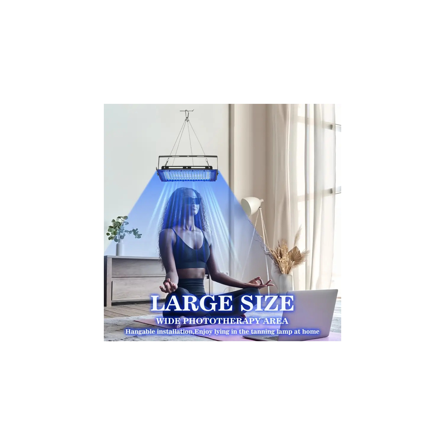 Large size 144 Leds Ultraviolet Tanning Lamp Solarium Light board for Body sunbathing Skin Bronze Skin Tanning USB Tanning Light