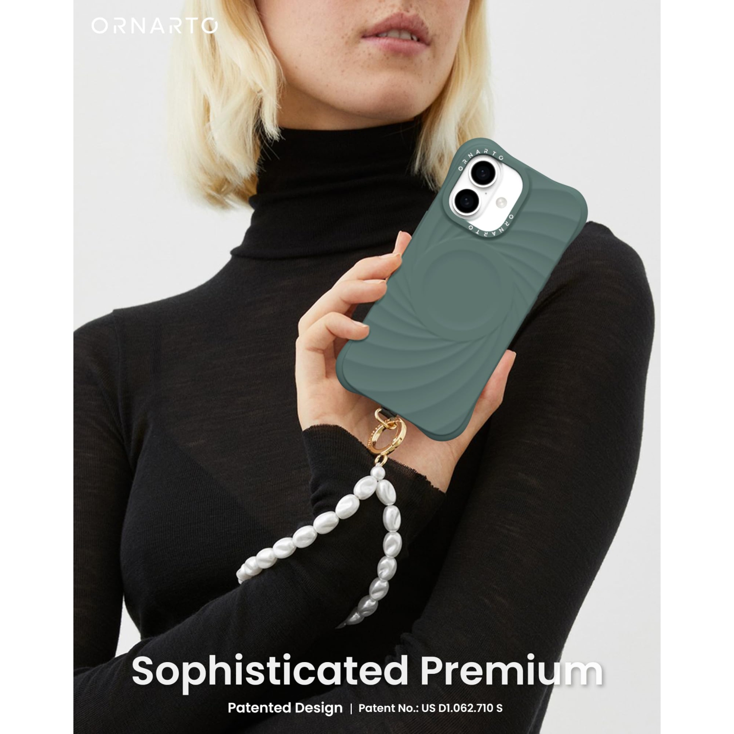 Ornarto – Étui Vortuxe pour iPhone 17, [compatible avec MagSafe/2X protection de qualité militaire contre les chutes], étui de téléphone en silicone