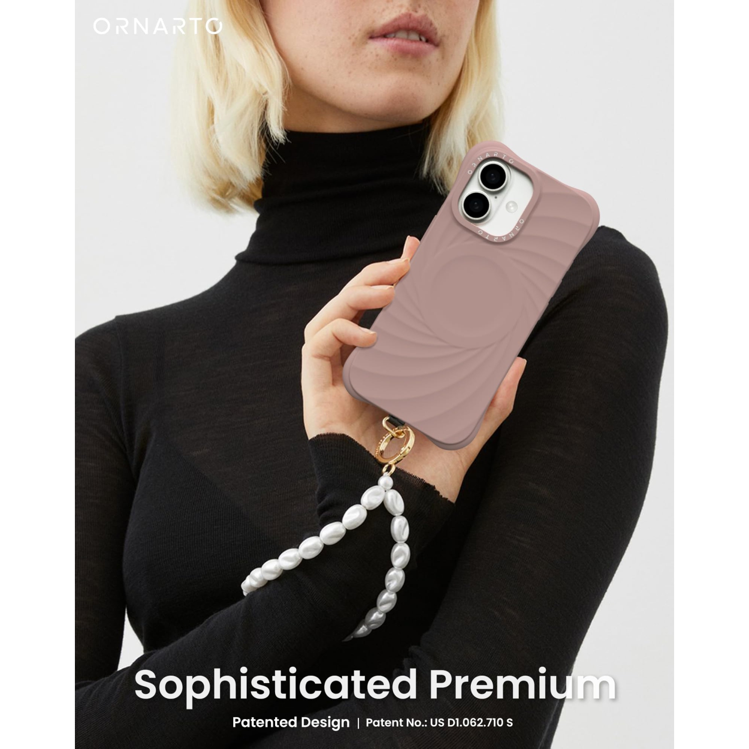 Ornarto Vortuxe pour iPhone 17, [compatible avec MagSafe/2X protection de qualité militaire contre les chutes], étui de téléphone en silicone liquide