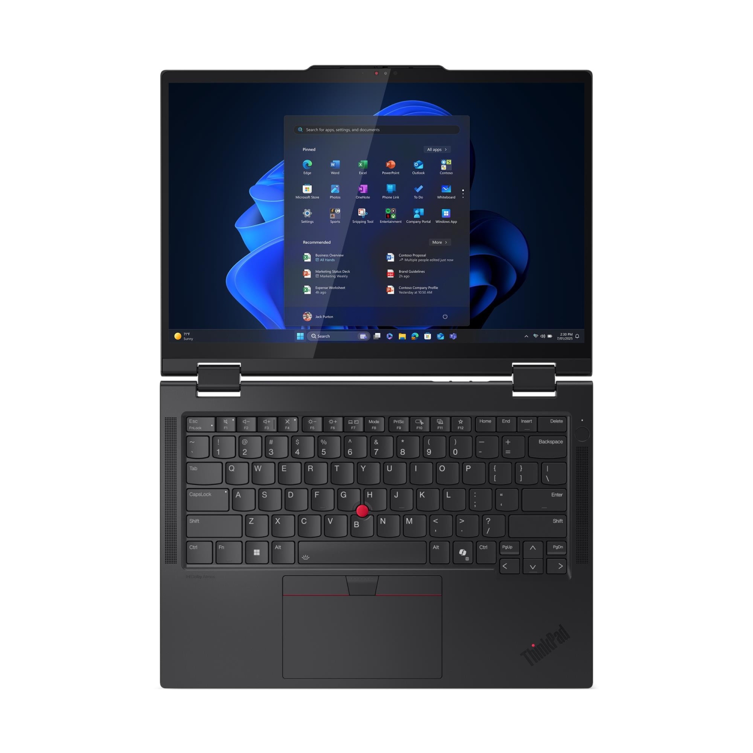 Lenovo ThinkPad T14s Gen 1 14" 2-in-1 Touchscreen Laptop - - (21R30011US)