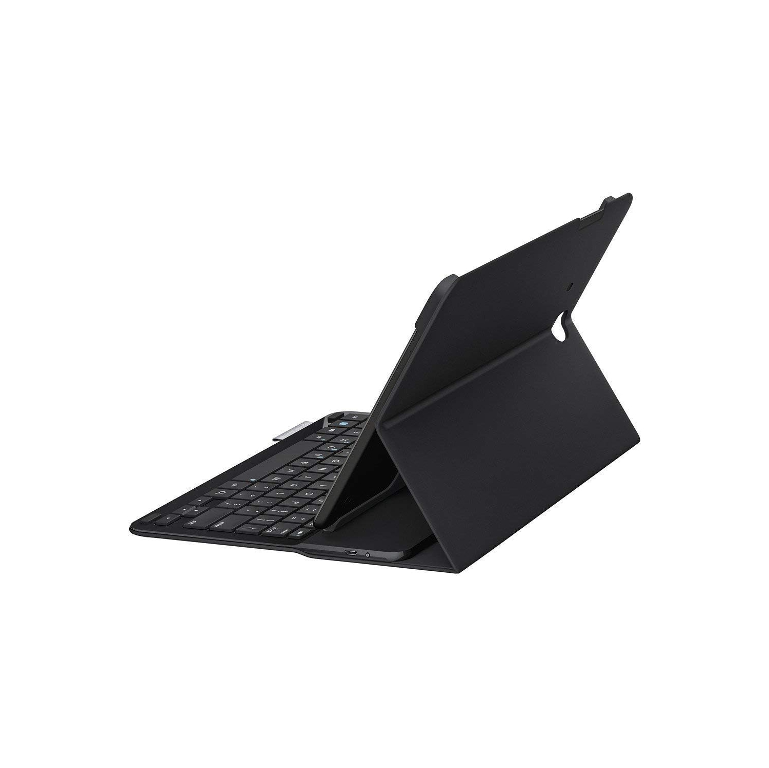 Refurbished - Logitech Type S Keyboard Folio Case for Samsung Galaxy Tab E 9.6 - Black (920-008161)