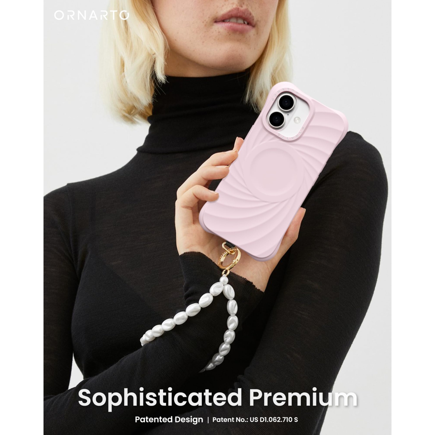 Ornarto Vortuxe pour iPhone 17, [compatible avec MagSafe/2X protection de qualité militaire contre les chutes], étui de téléphone en silicone liquide