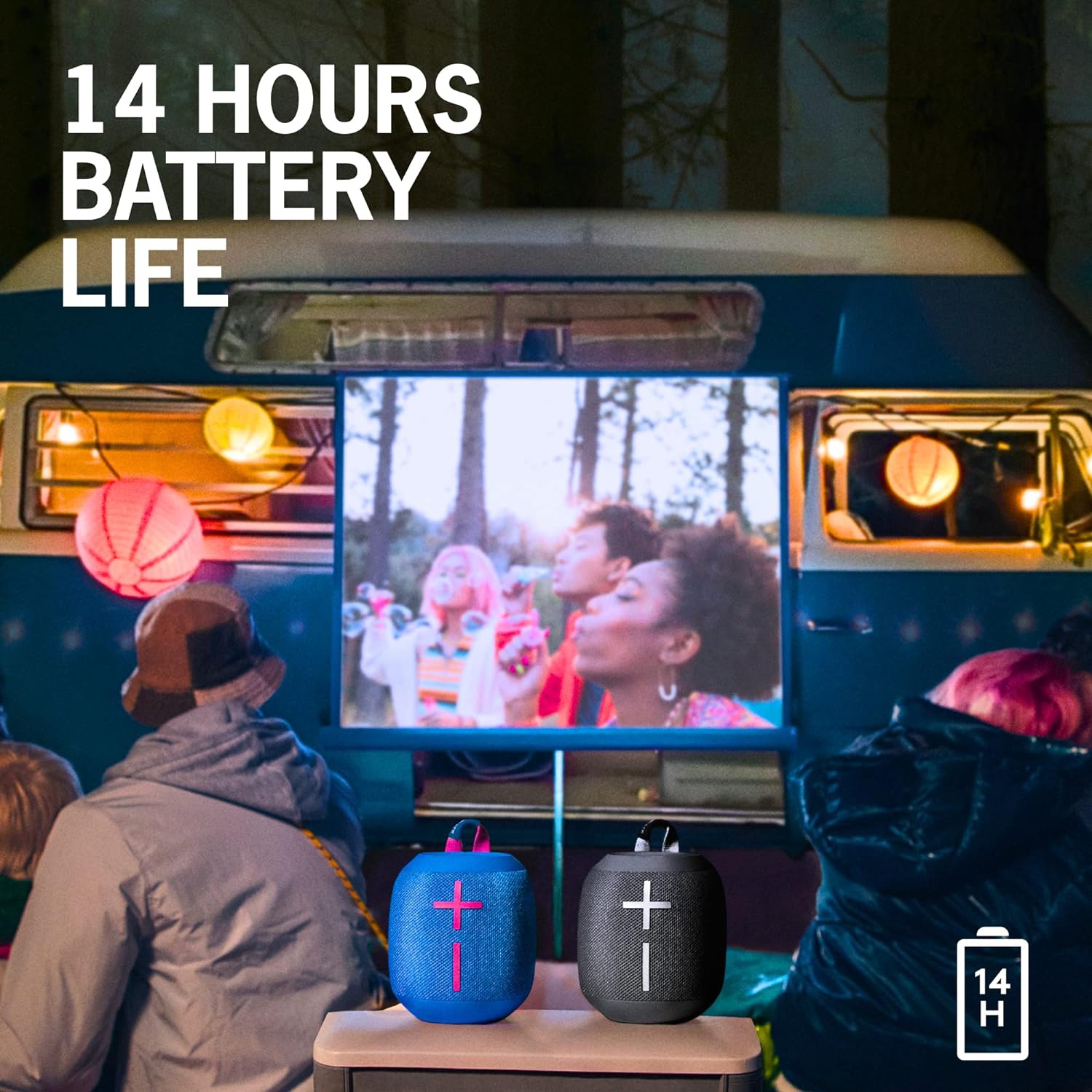 Haut-parleur Bluetooth Wonderboom 3 d'UE - Noir actif - Remis à neuf