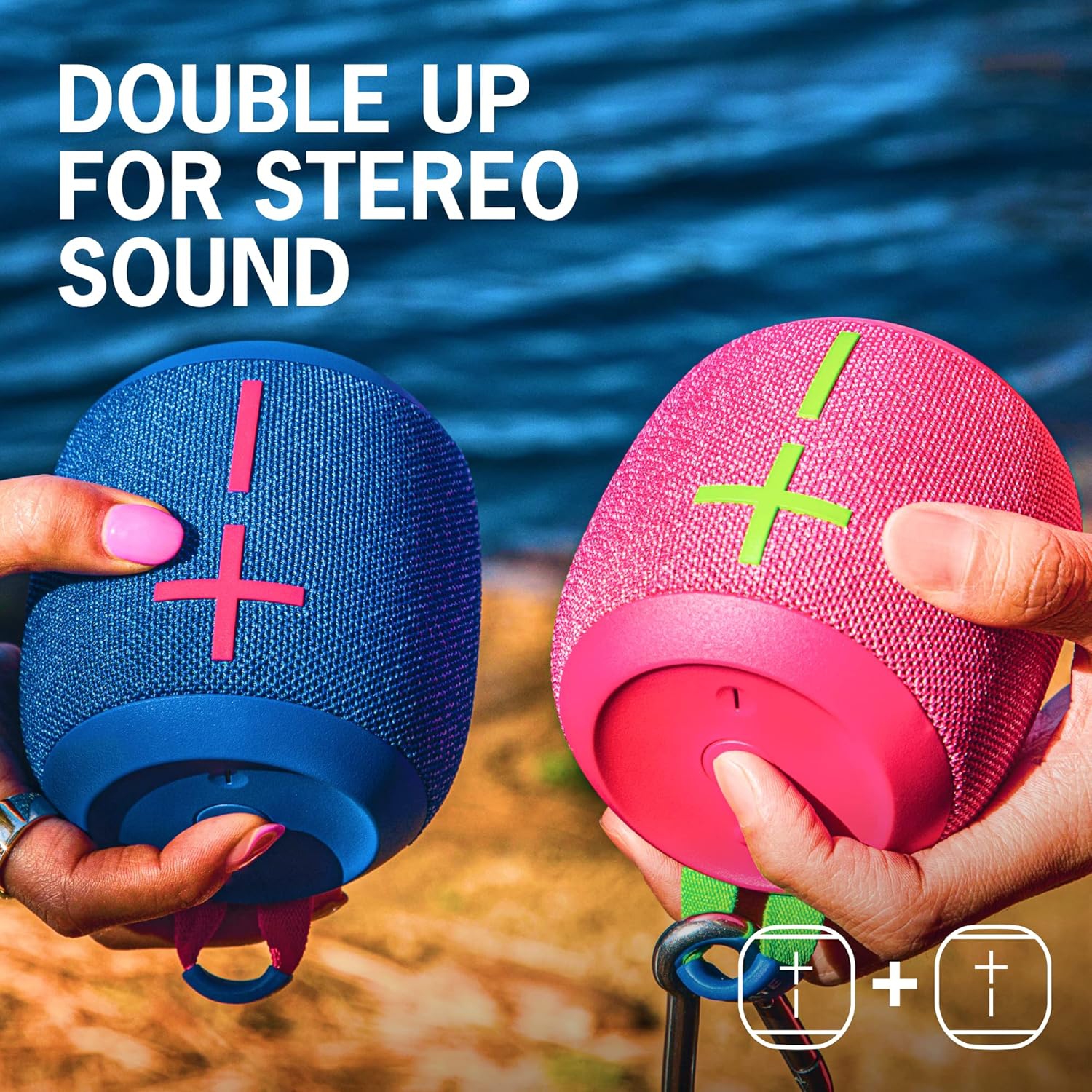 Haut-parleur Bluetooth Wonderboom 3 d'UE - Noir actif - Remis à neuf