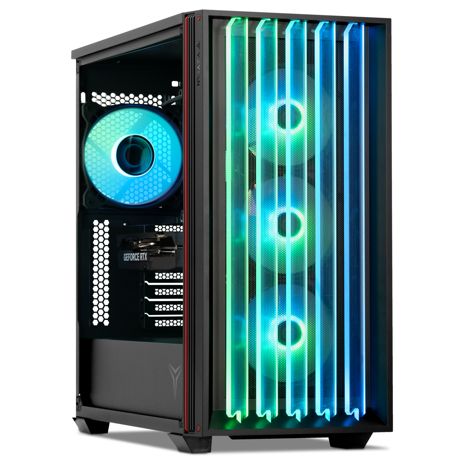 YEYIAN Gaming PC Mirage S Intel Core i6-14400F, RTX 5060, 32GB DDR5, 1TB SSD