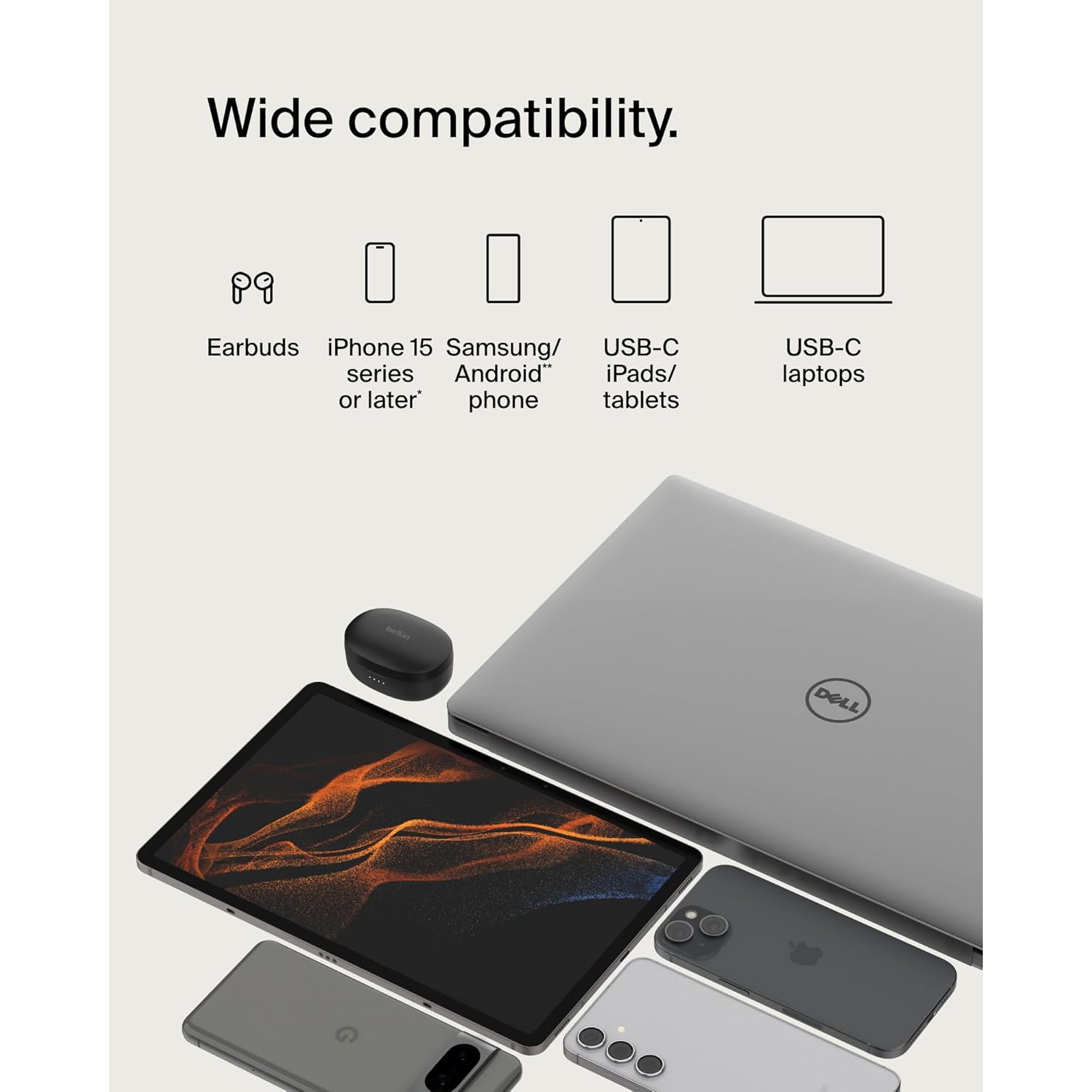 Belkin BoostCharge 2M/6.6ft Braided USB-C to USB-C Cable - Pink, Fast Charging & Data Transfer for iPhone 16 Series, Galaxy S24, S23, Pixel 8, 7,