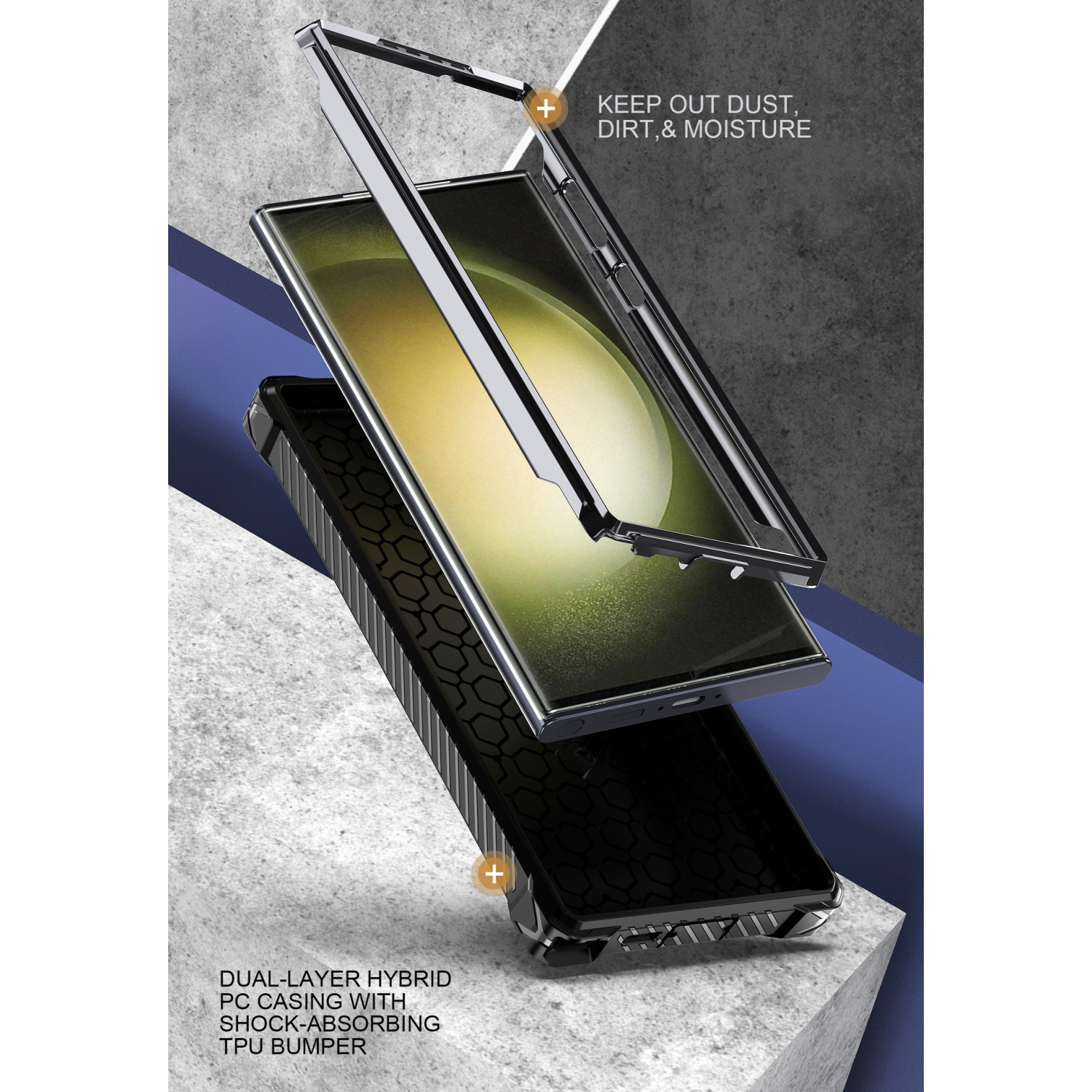 For Samsung S24 Ultra Metal Armor Shockproof MagSafe Wireless Charging Case - Light Purple