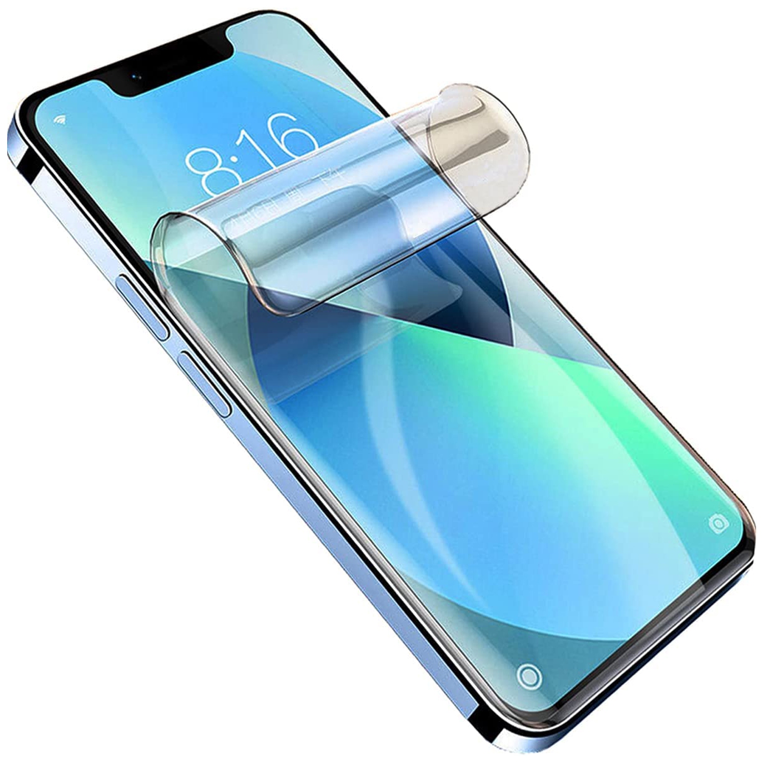 Protecteur d'écran Hydrogel de Tasnim pour iPhone 16/iPhone 15/iPhone 15 Pro [6,1&nbsp;po] paquet de 2, protection de capteur, compatible avec les