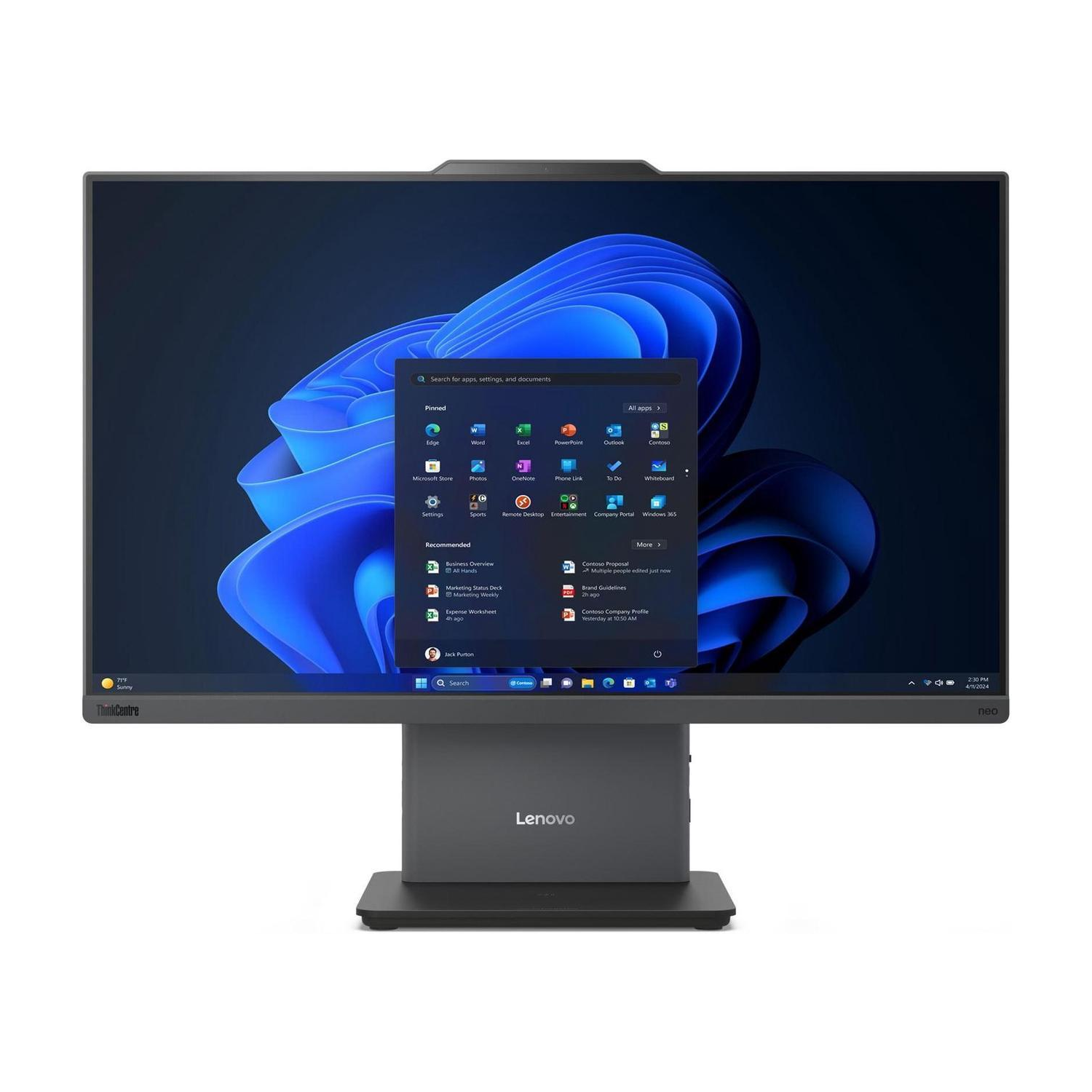 Lenovo ThinkCentre neo 50a 27 Gen 5 All-in-One Desktop 2024 New, Intel i7-13620H 10-Core, 27" FHD IPS Touchscreen, Intel UHD Graphics, Wi-Fi, 64GB
