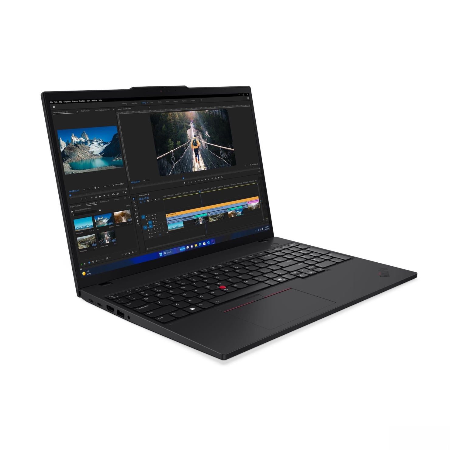 Lenovo ThinkPad T16 Gen 3 2024 Laptop, 16-Core Intel Core Ultra 7 155H, 16" WUXGA IPS Display, Intel GPU, 32GB DDR5 1TB SSD, Backlit KB, 5.0MP + IR