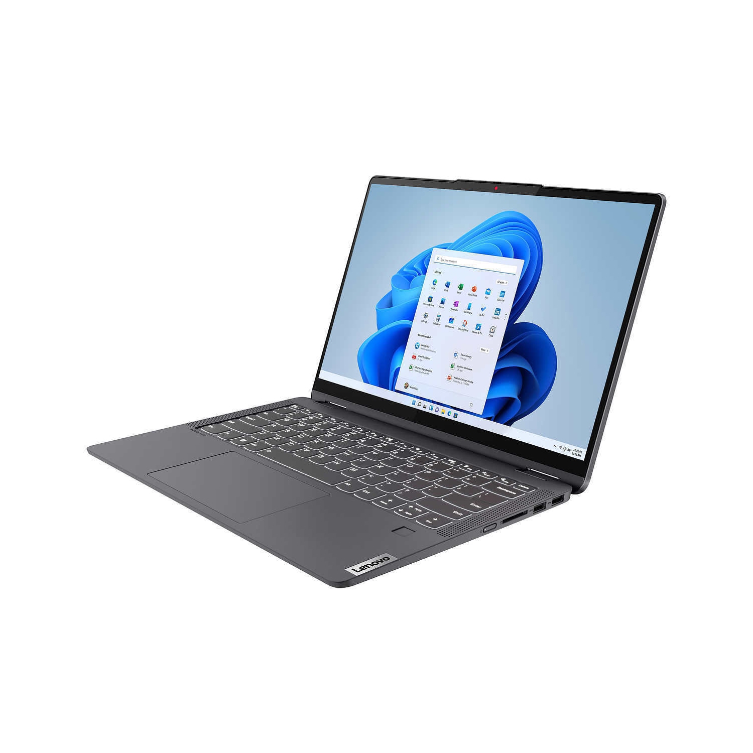 Lenovo IdeaPad Flex 5 14IAU7 Laptop, 10-Core Intel Core i5-1235U, 14" WUXGA IPS Touchscreen, Intel Iris Xe Graphics, 8GB LPDDR4 512GB SSD, Backlit