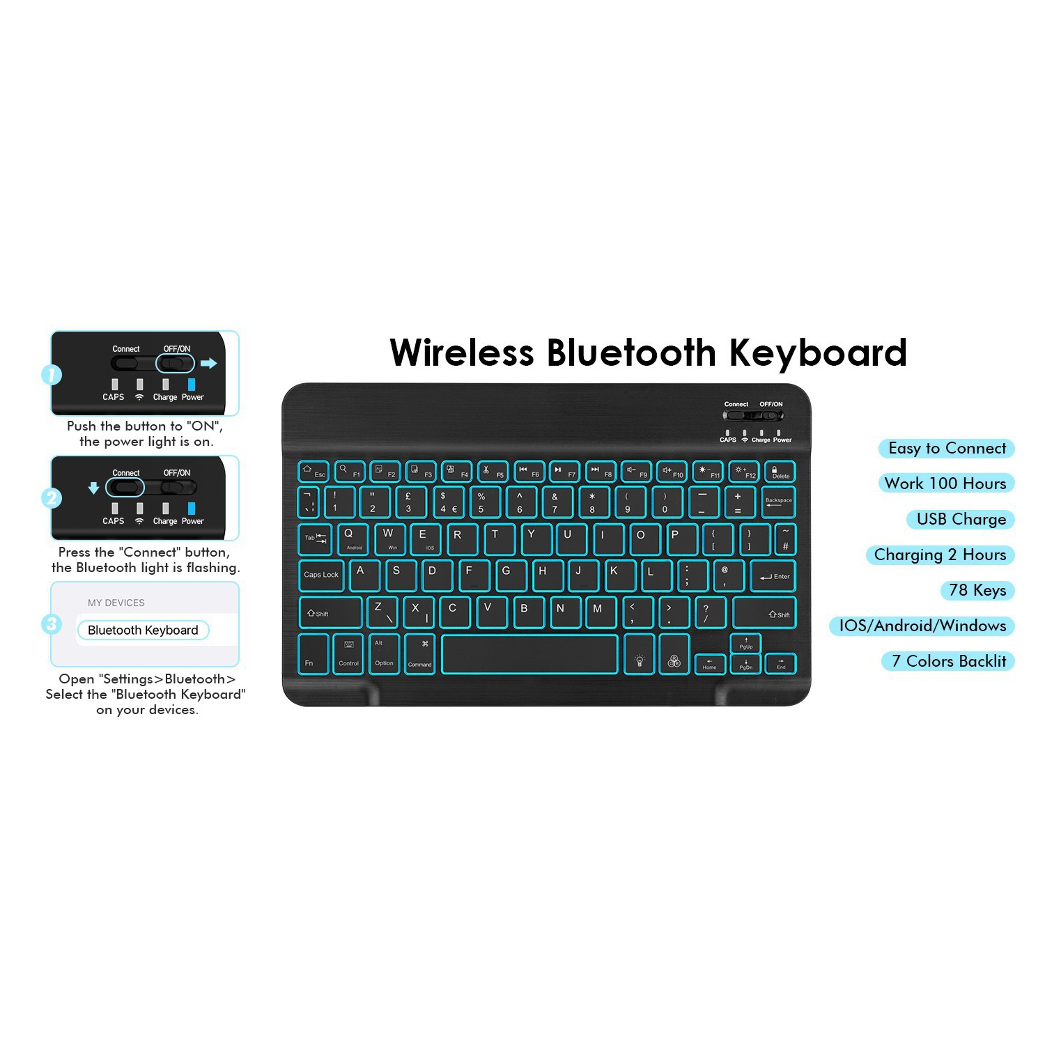 Suitable for Samsung A9+ Plus 11-inch Tablet Protective Case Colorful Bluetooth Keyboard Leather Case TPU Pen Slot - Black Leather Case + Black