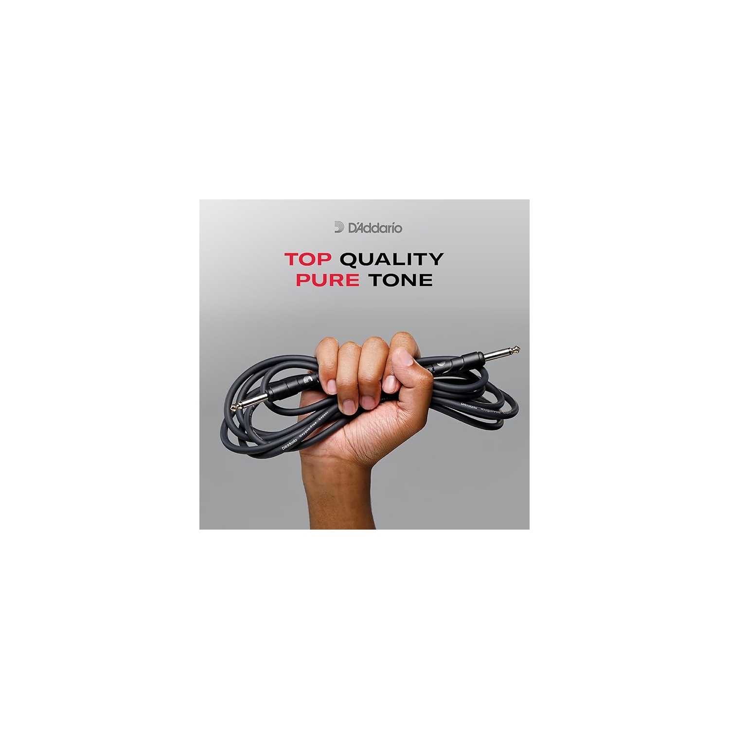 Câble microphone/haut-parleur amplifié série Classic XLR d'Addario - 50&nbsp;pi Graphite.