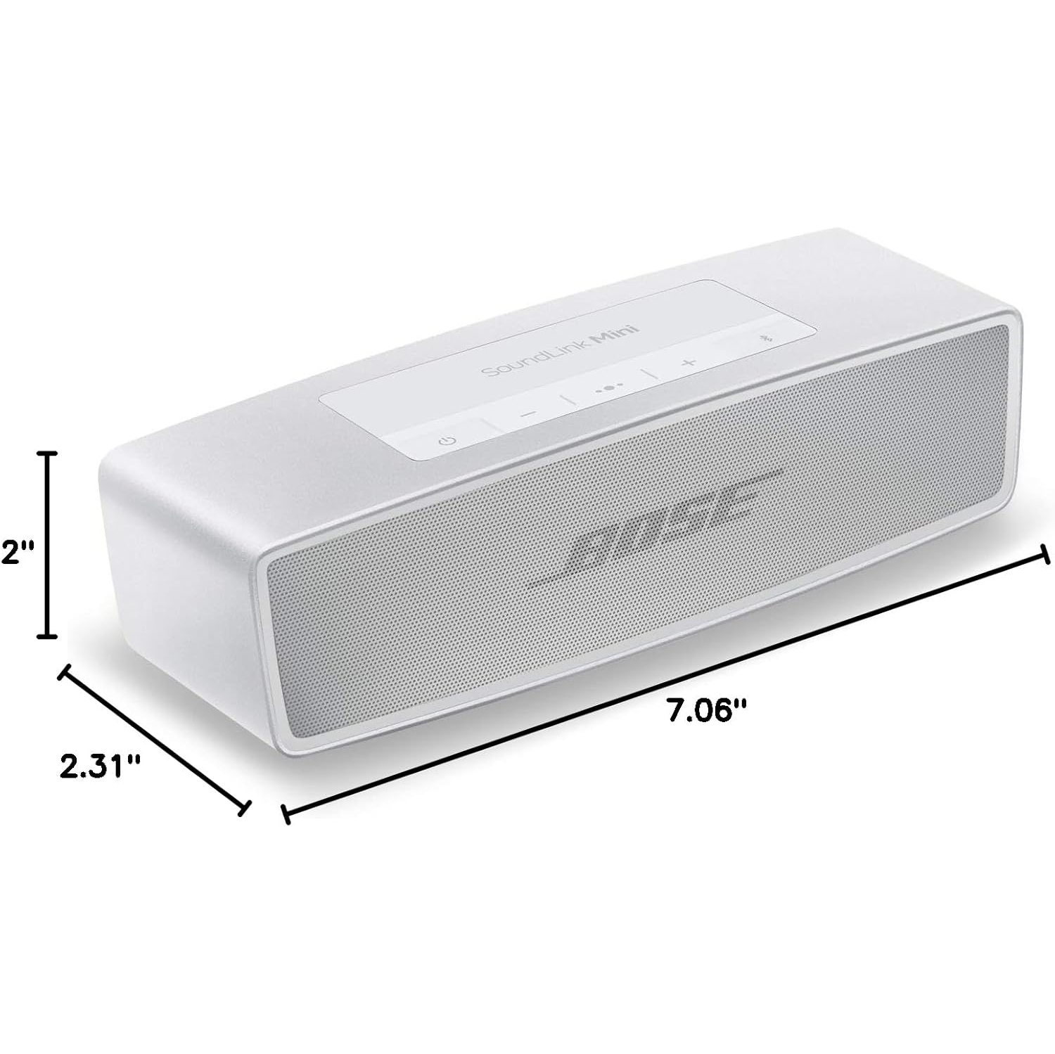 Haut-parleur Bluetooth SoundLink Mini II de Bose - Édition spéciale argenté luxe - Remis à neuf