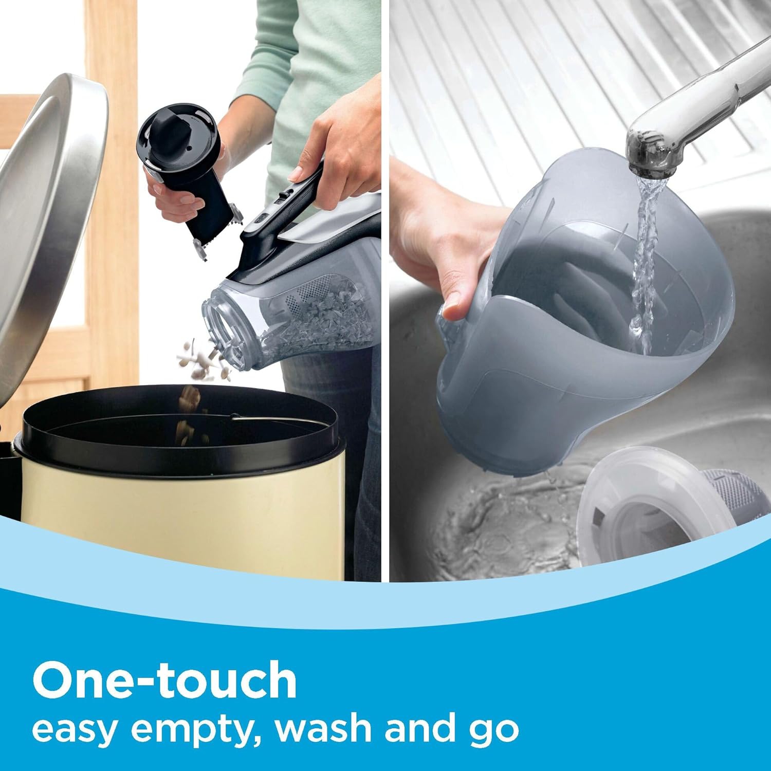 BLACK+Decker – Aspirateur à main DustBuster, sans fil, noir