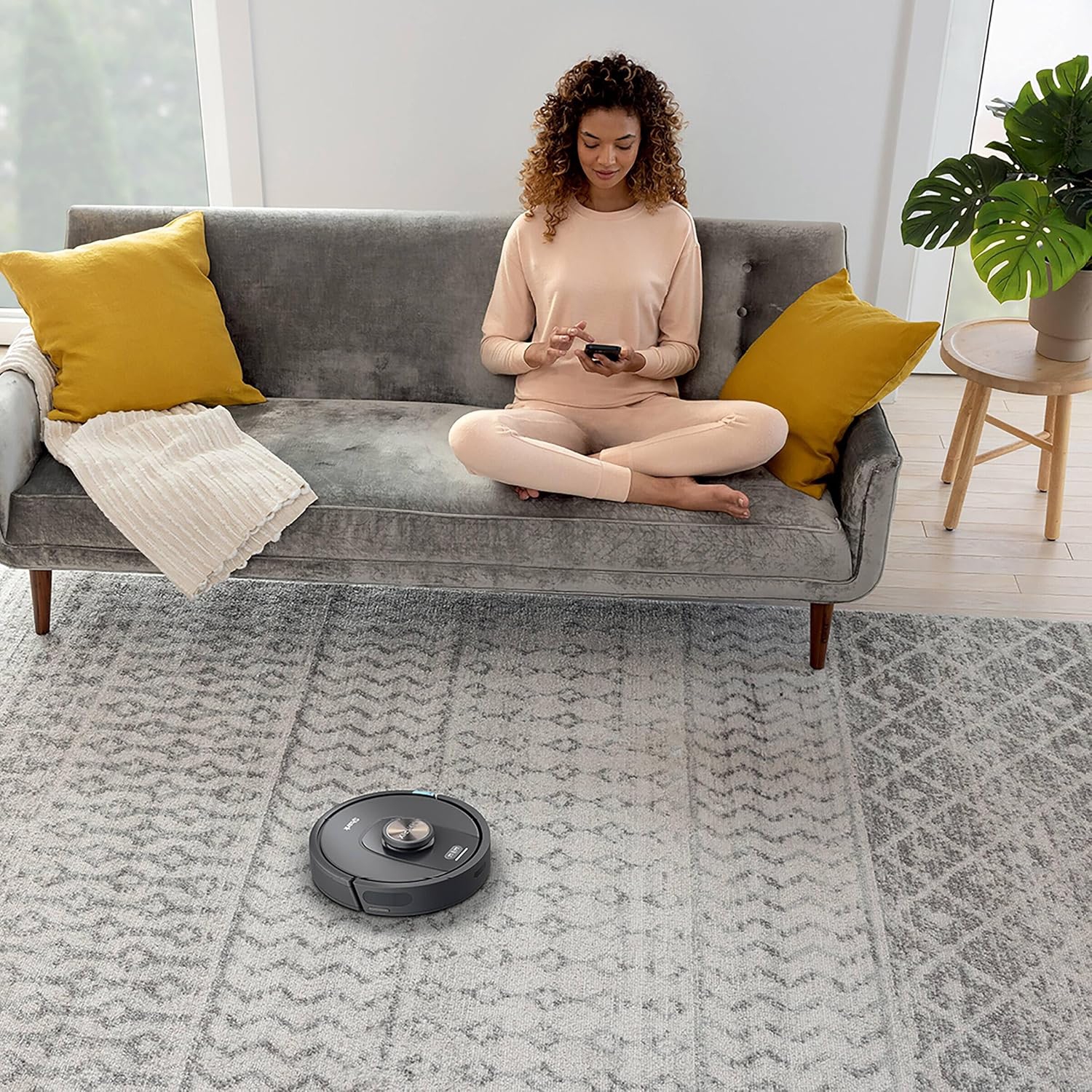 Refurbished - Shark Robot Vacuum, UR2360EECA Ultra Matrix Clean, Self‑Empty Bagless Base, Precision LiDAR Mapping, Anti‑Hair‑Wrap Brushroll, for Pet