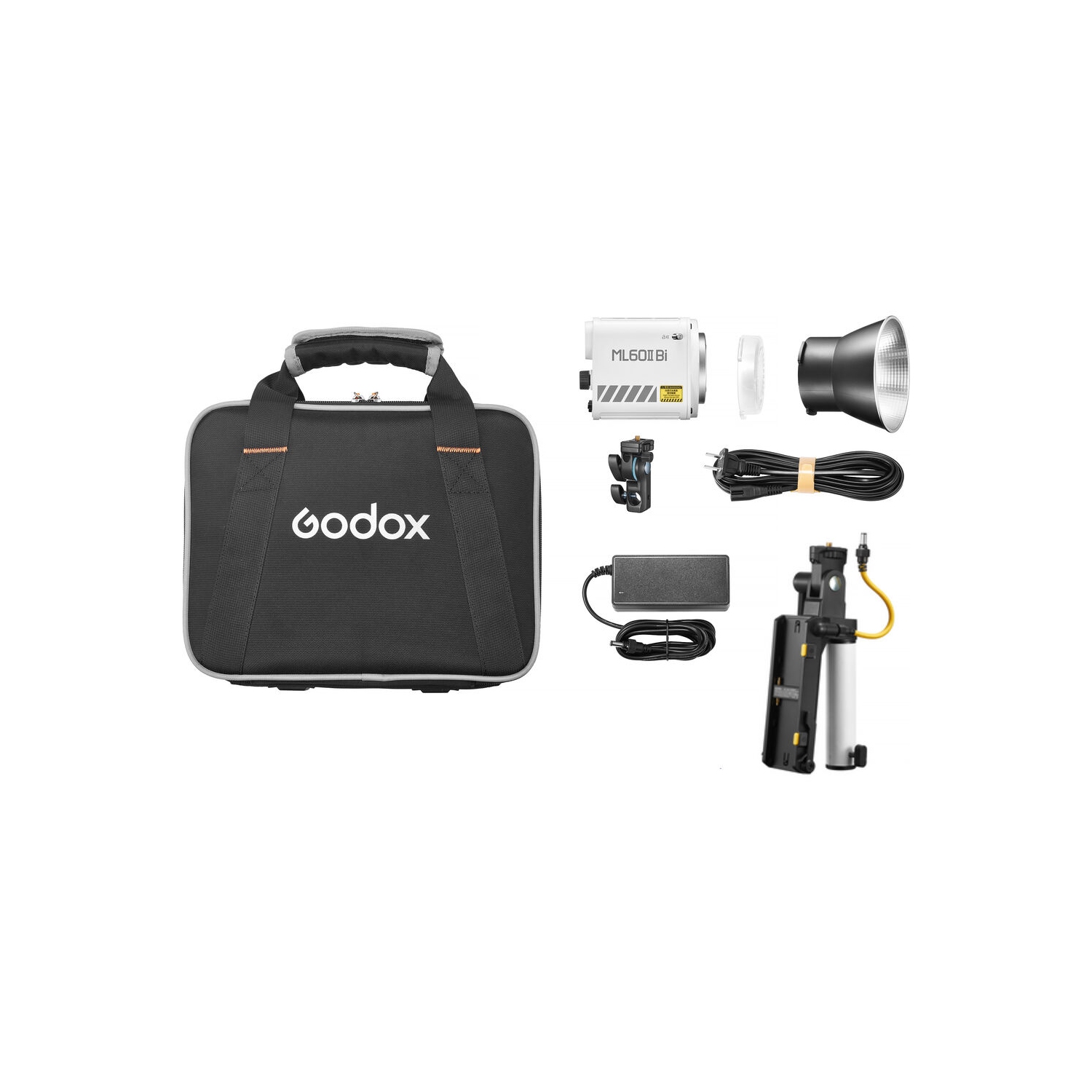 Open Box - Godox ML60IIBi Bi-Color LED Monolight - Kit1
