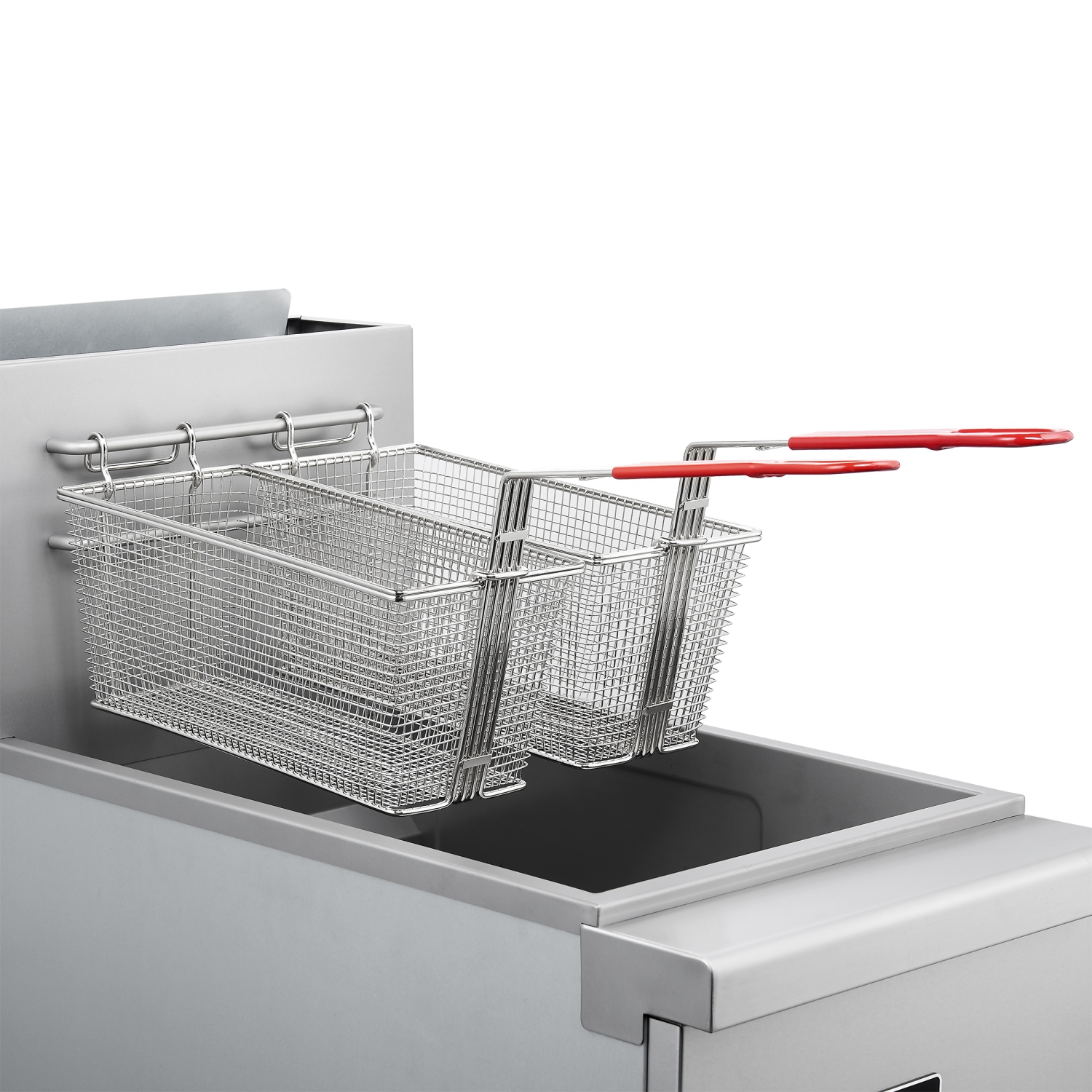 Friteuse commerciale au gaz naturel Forno, 3 brûleurs 90&nbsp;000&nbsp;BTU, 40&nbsp;lb, contrôle millivoltmètre